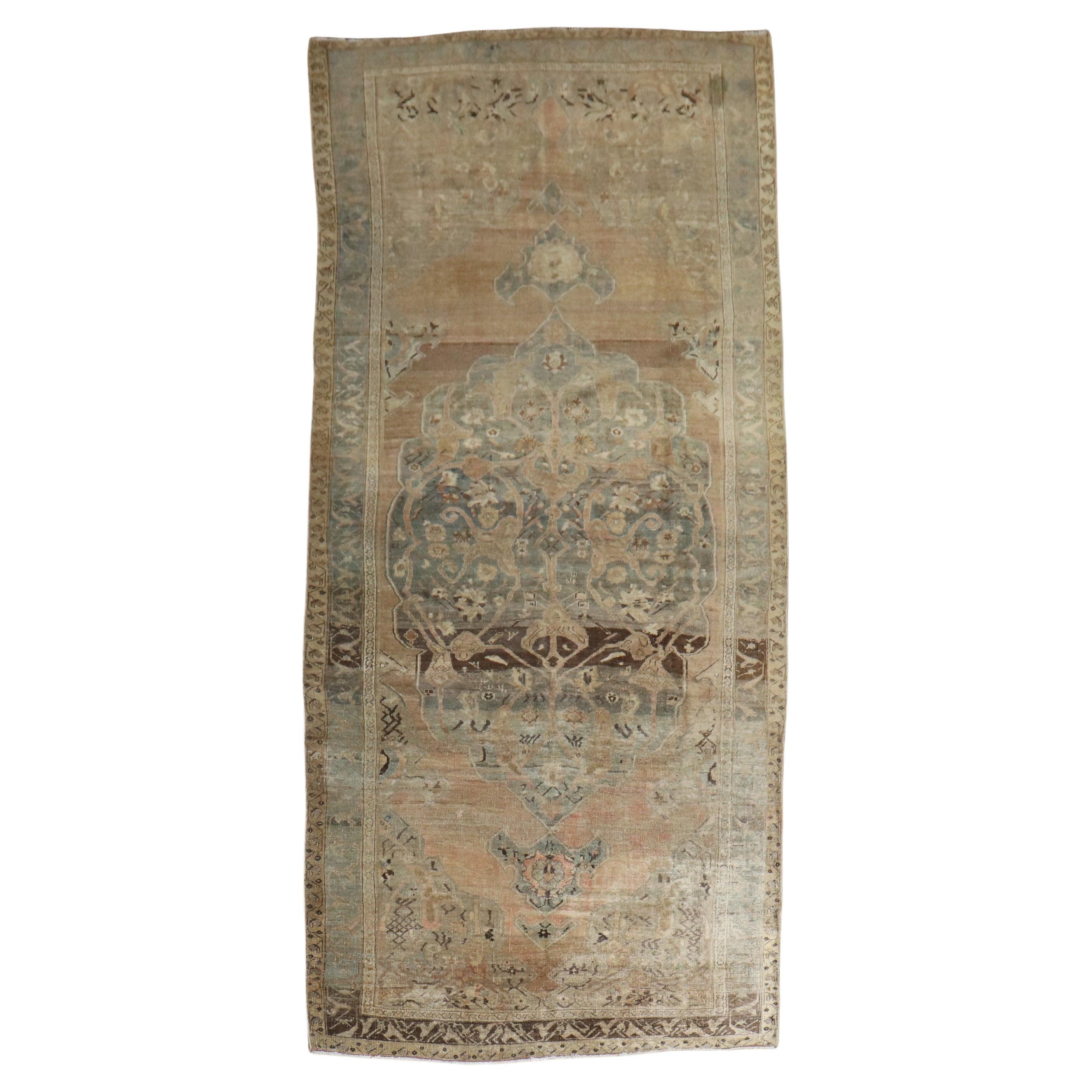 Zabihi Collection Antique Persian Bidjar Gallery Rug For Sale