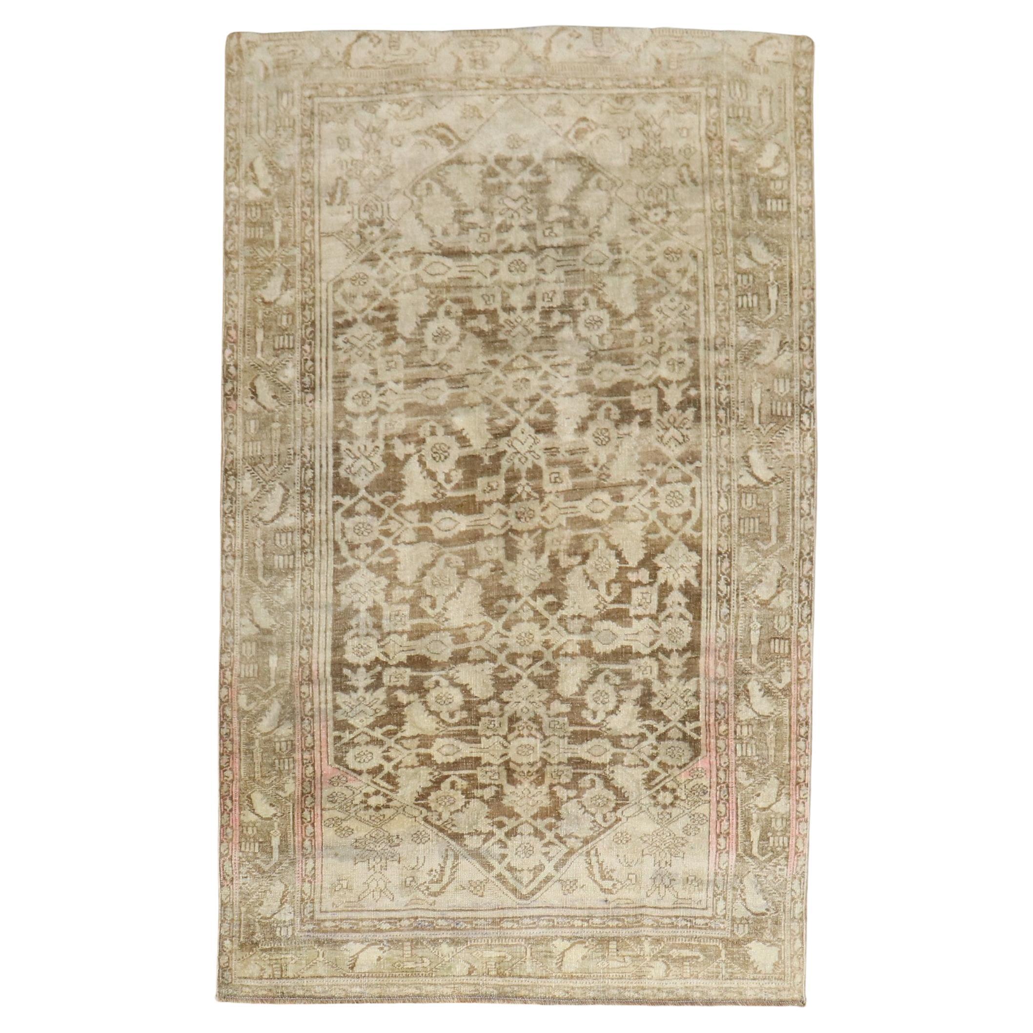 Zabihi Collection Antique Persian Bidjar Rug For Sale