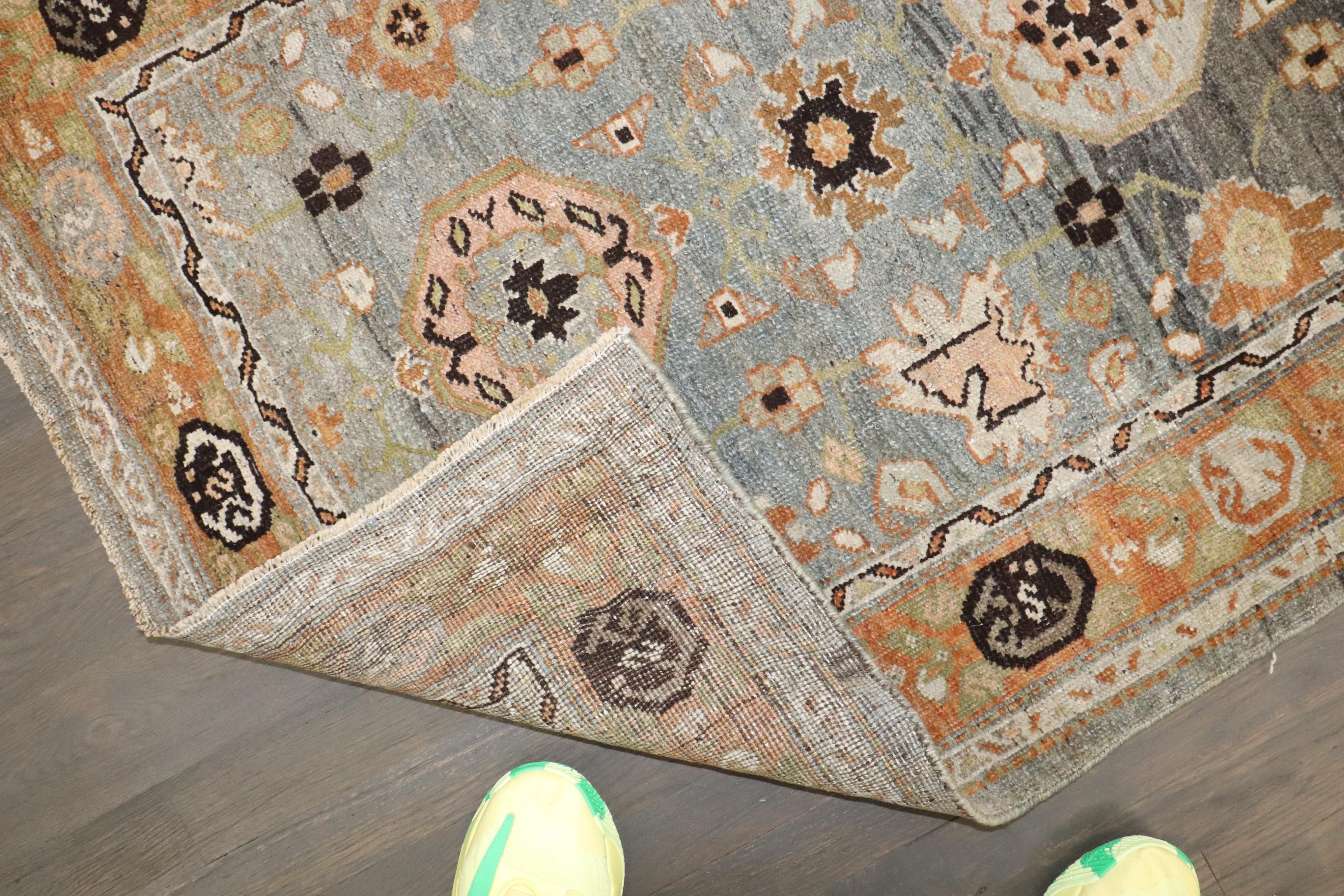 Tabriz Zabihi Collection Antique Persian Bidjar Runner For Sale