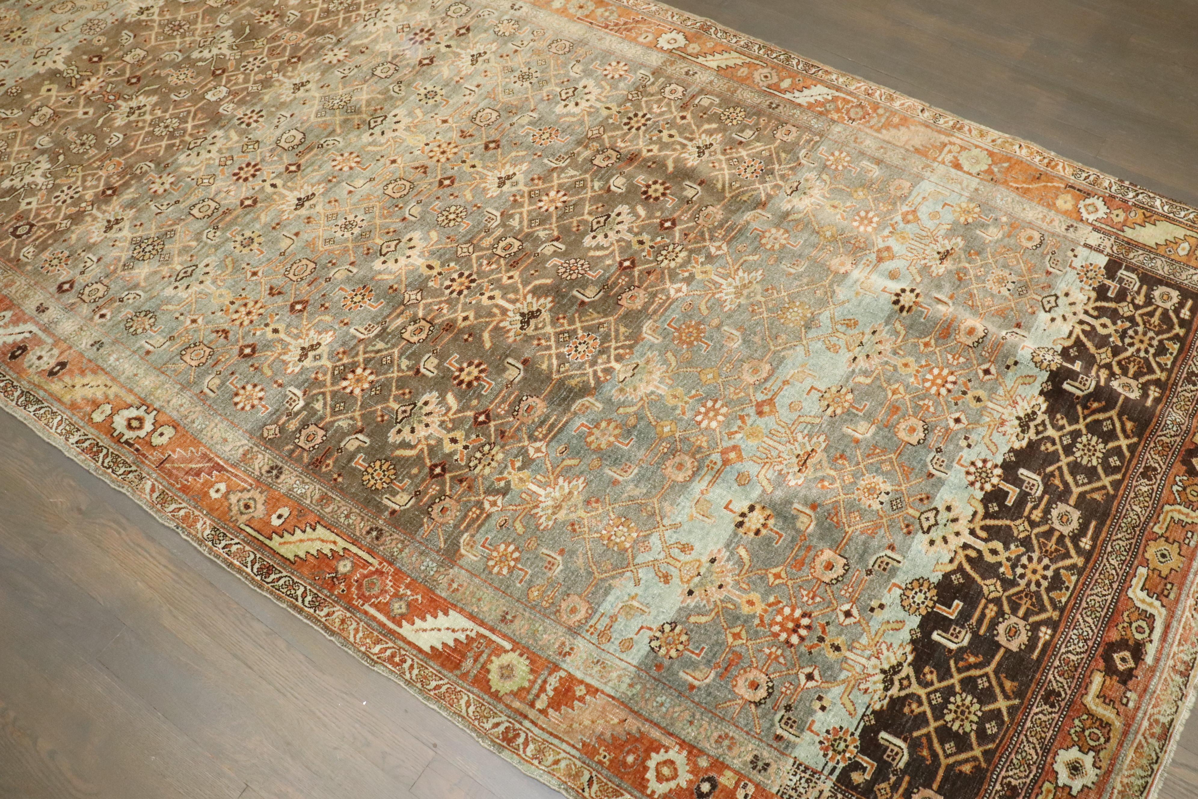 Classique américain Tapis Bidjar persan ancien de la collection Zabihi en vente