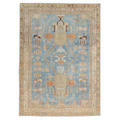 Tapis tribal bleu persan ancien de la collection Zabihi