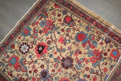 Zabihi Collection Antique Persian Camel Hair Bakshaish Accent Rug