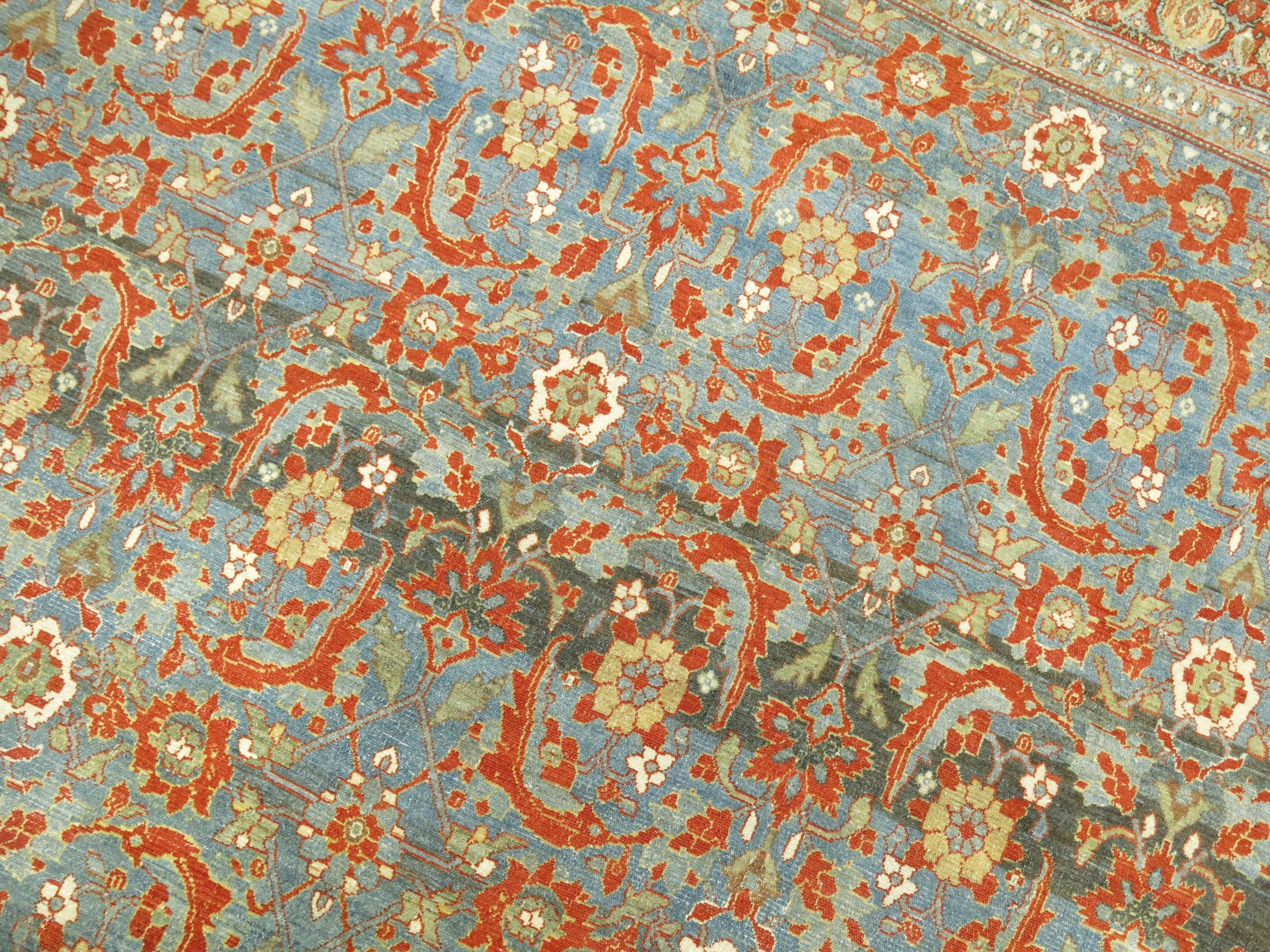 Tessuto a mano Tappeto Zabihi Collection'S antico persiano fine Senneh in vendita