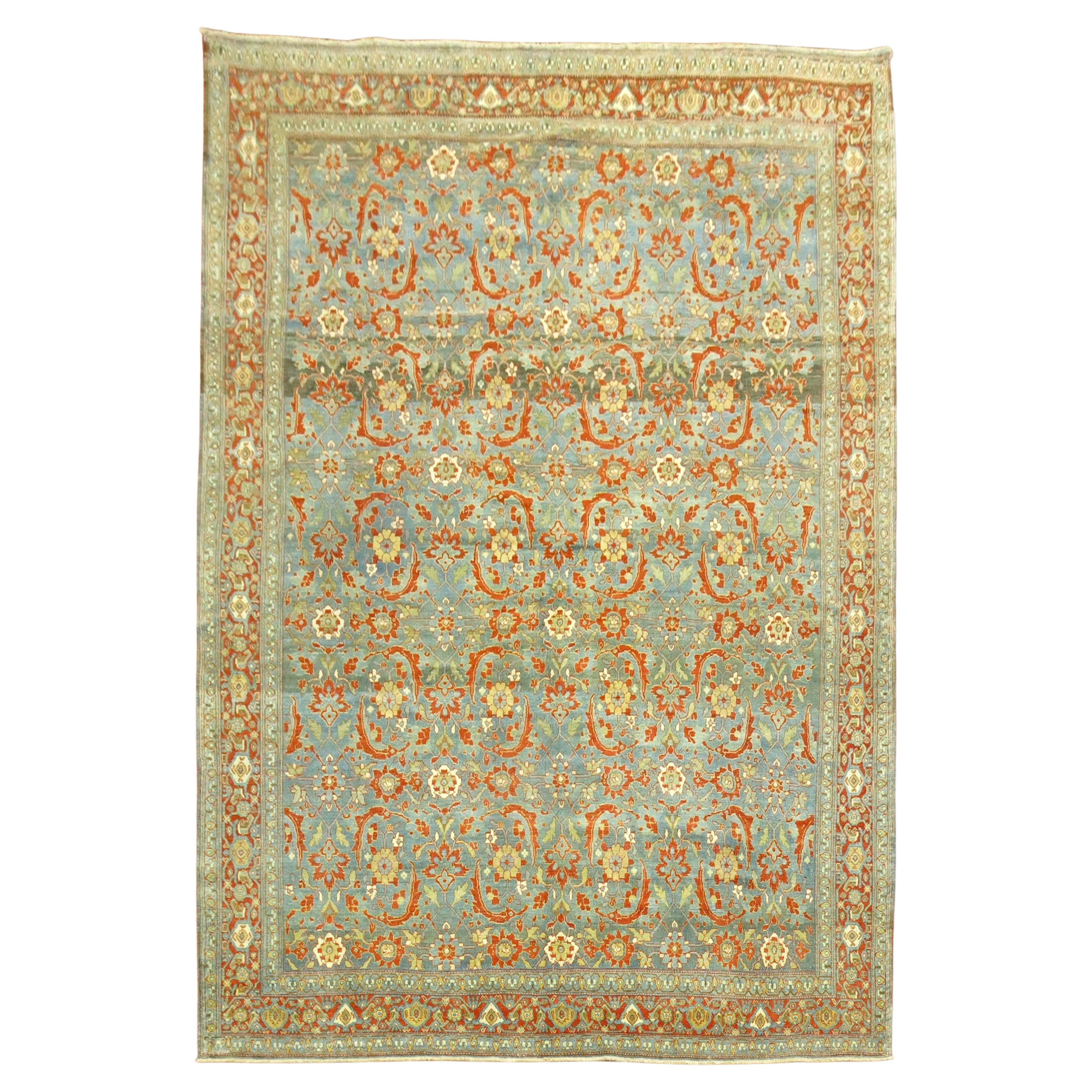 Zabihi Collectional Antique Persian Fine Senneh Rug
