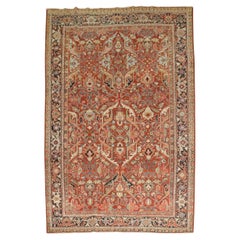 Colección Zabihi Alfombra Persa Antigua Heriz Geométrica