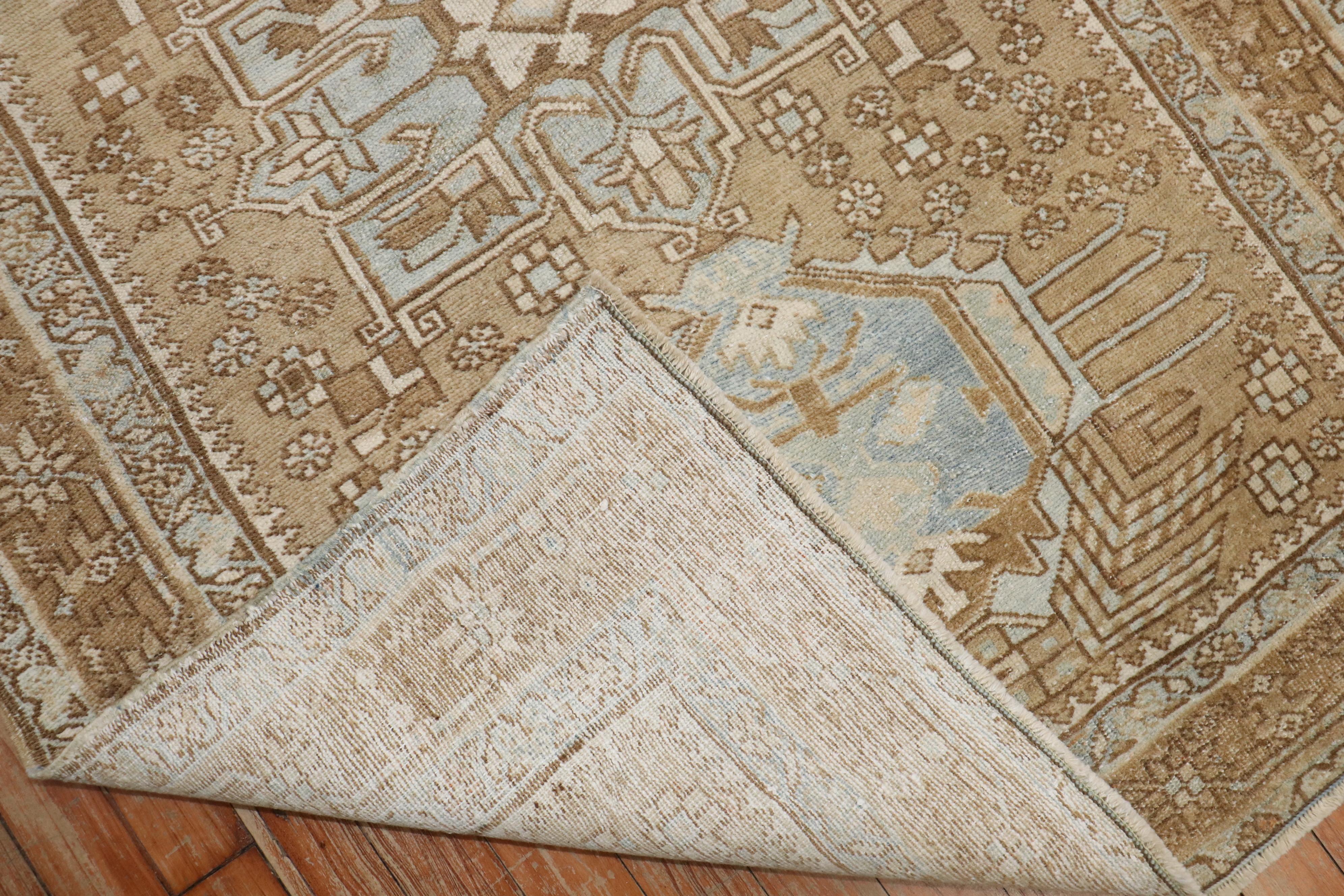 Colección Zabihi Alfombra Persa Heriz Antigua Lana en venta