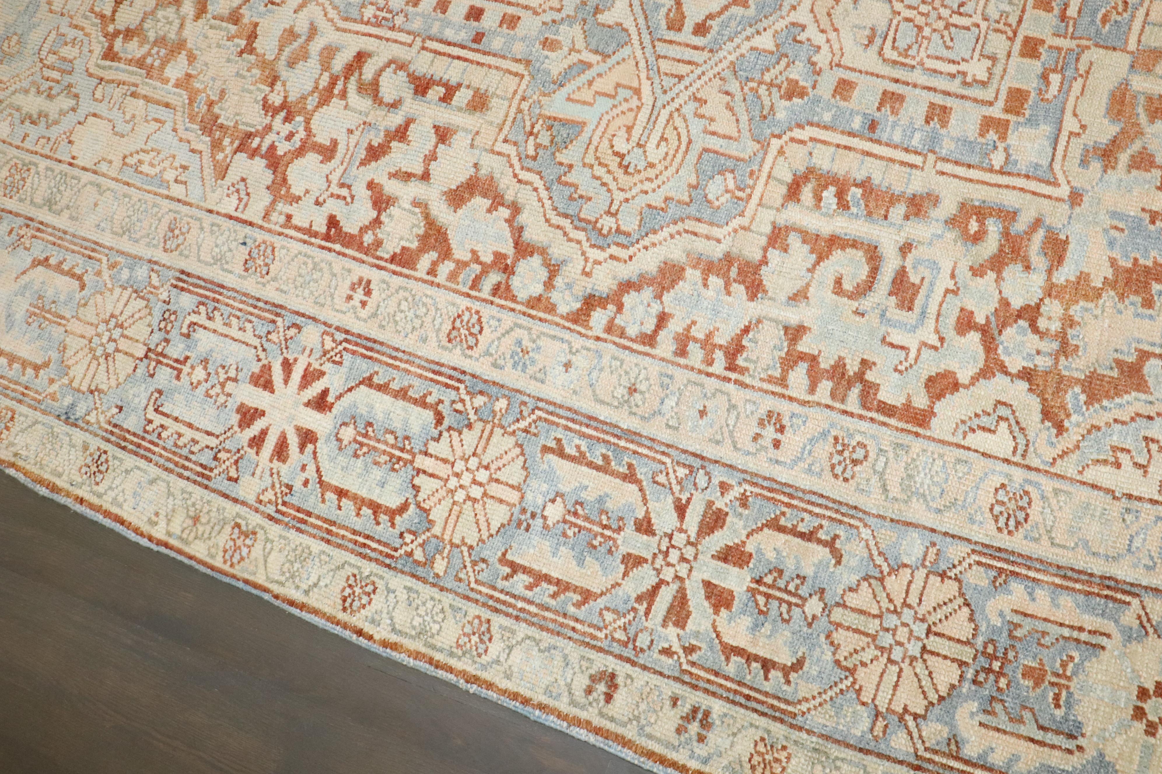 Zabihi Collection Antique Persian Heriz Rug For Sale 1