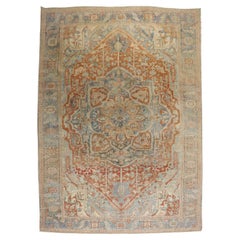 Zabihi Collection Antique Persian Heriz Rug