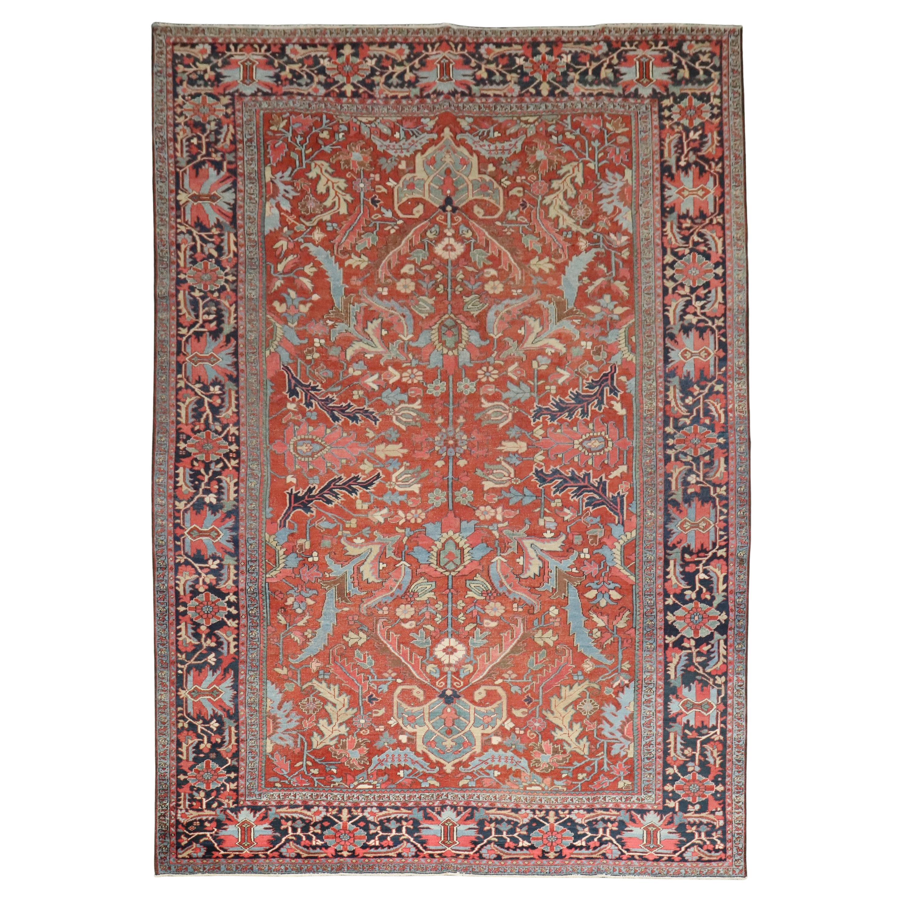 Colección Zabihi Alfombra Persa Heriz Antigua