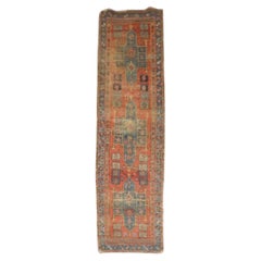 Tapis de couloir Heriz persan ancien de la collection Zabihi