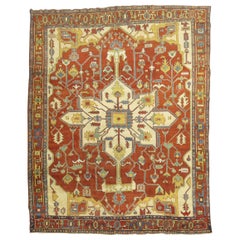 Tappeto Zabihi Collection Antique Persian Heriz Serapi