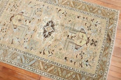 Zabihi Collection Antique Heriz Small Geometric Rug