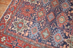 Zabihi Collection Antique Persian Heriz Square Rug