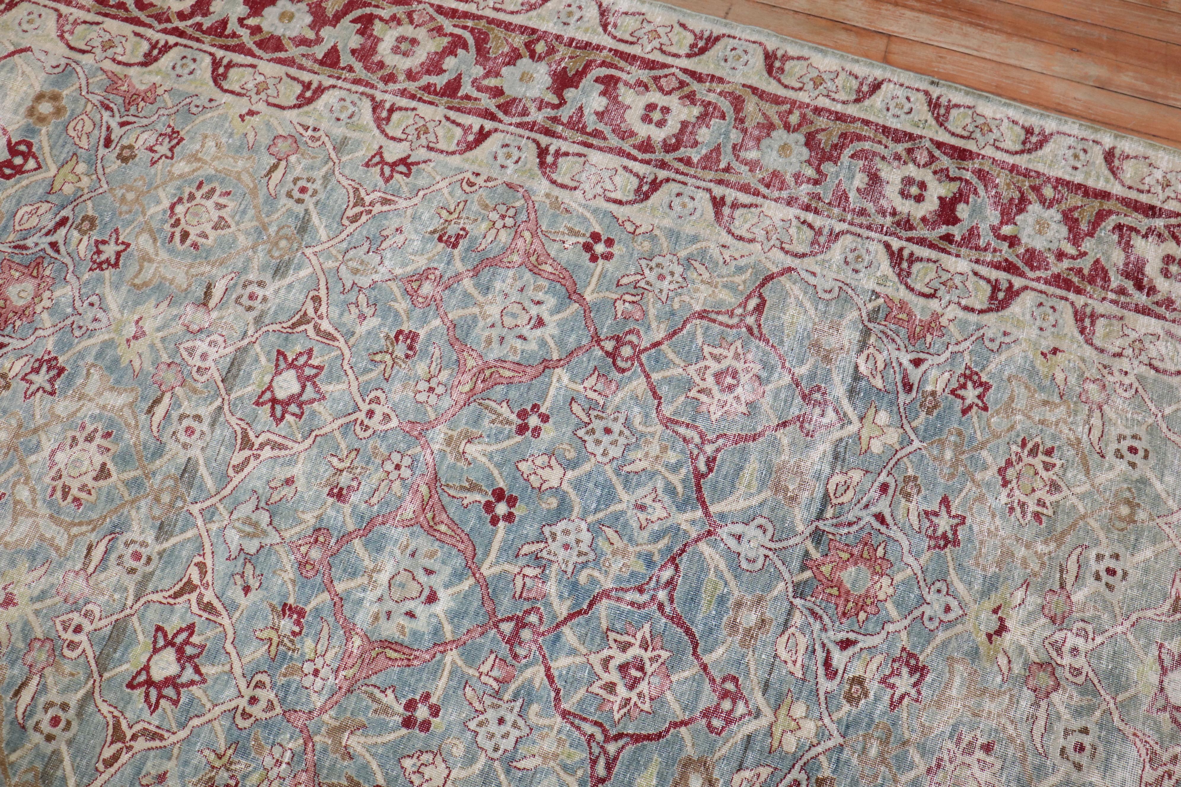 Bellissimo tappeto persiano Isfahan usurato del primo quarto del XX secolo

rug no.	j3466
dimensione	7' 2