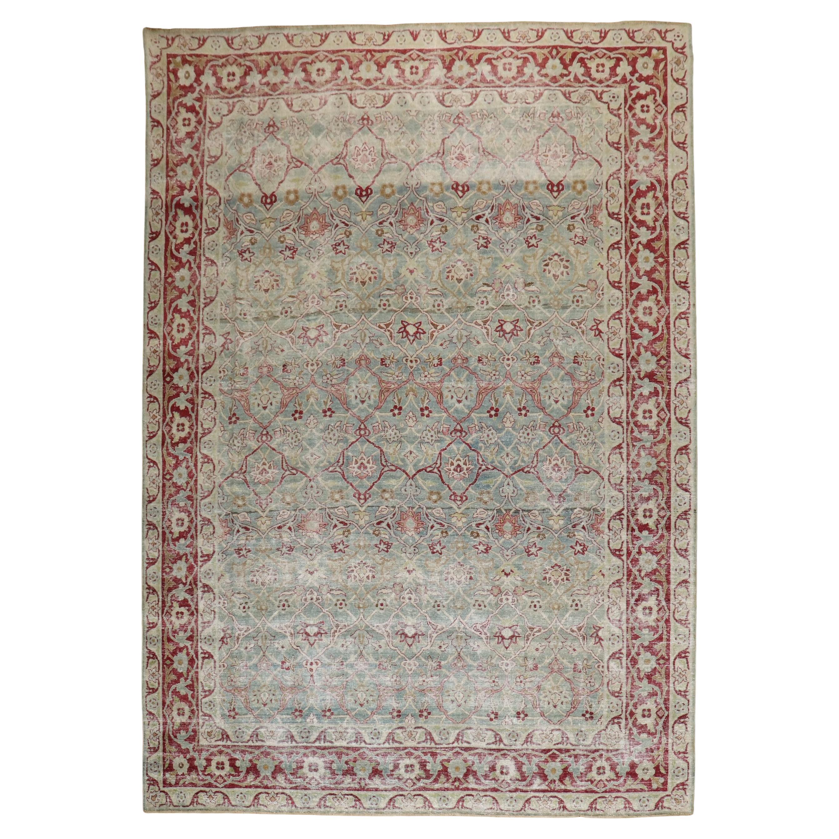Zabihi Collection Antique Persian Isfahan Rug