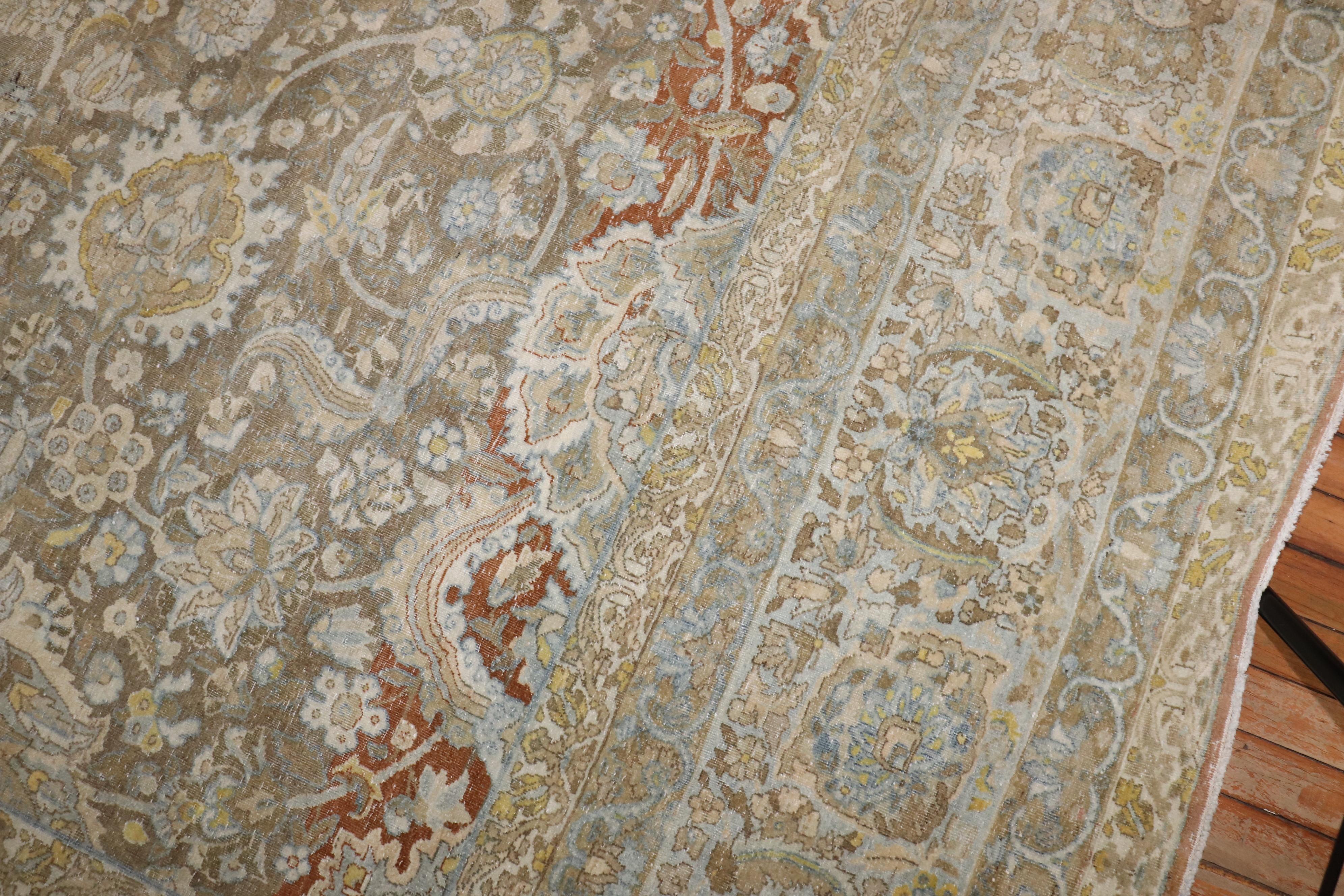 Antiker persischer Kashan-Teppich der Zabihi-Kollektion (20. Jahrhundert) im Angebot