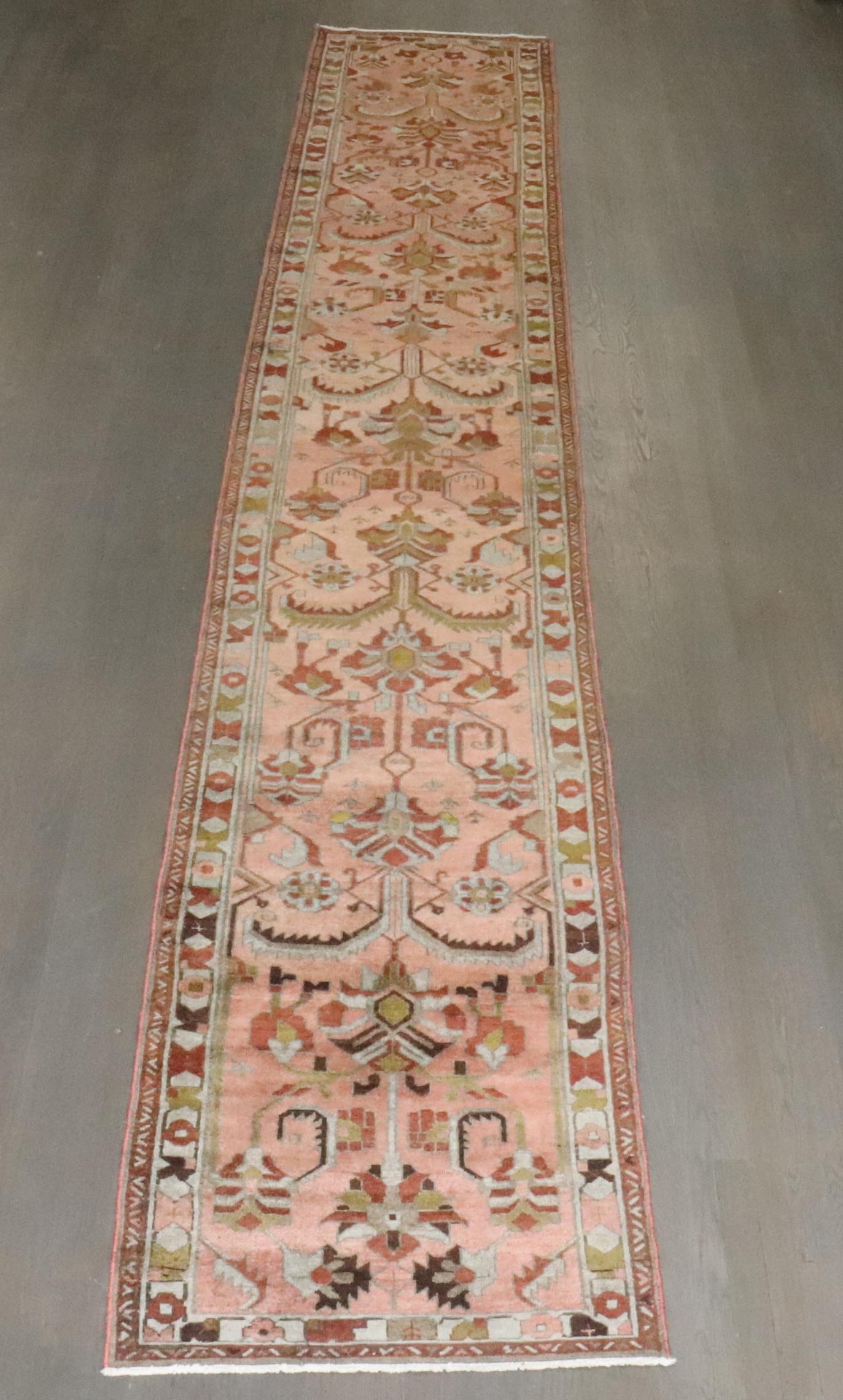 Zabihi Collection Antique Persian Lilihan Runner For Sale 3