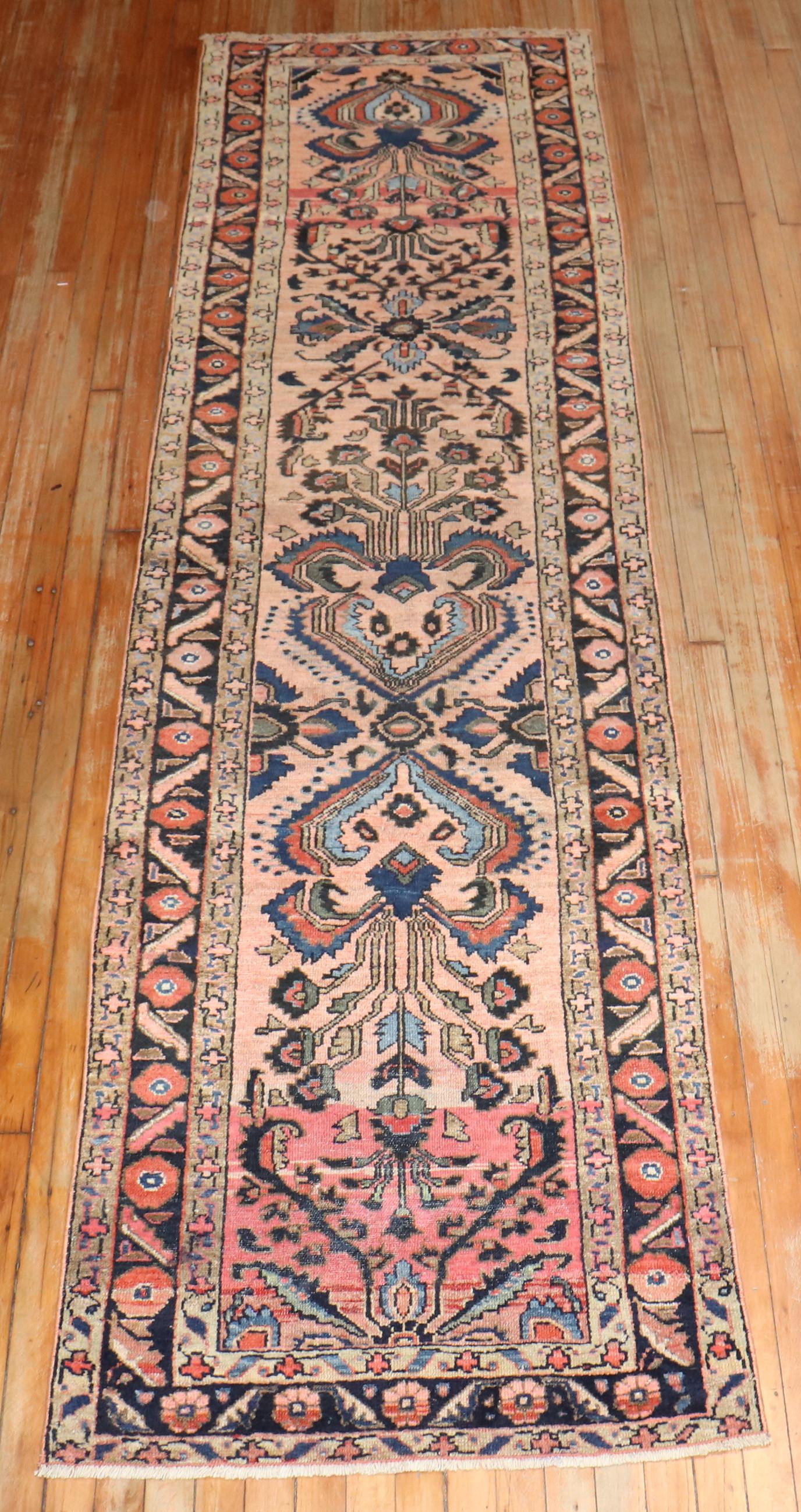 An early 20th-century traditional Persian Lilihan runner. 

Measures: 2'9'' x 9'10”.

.