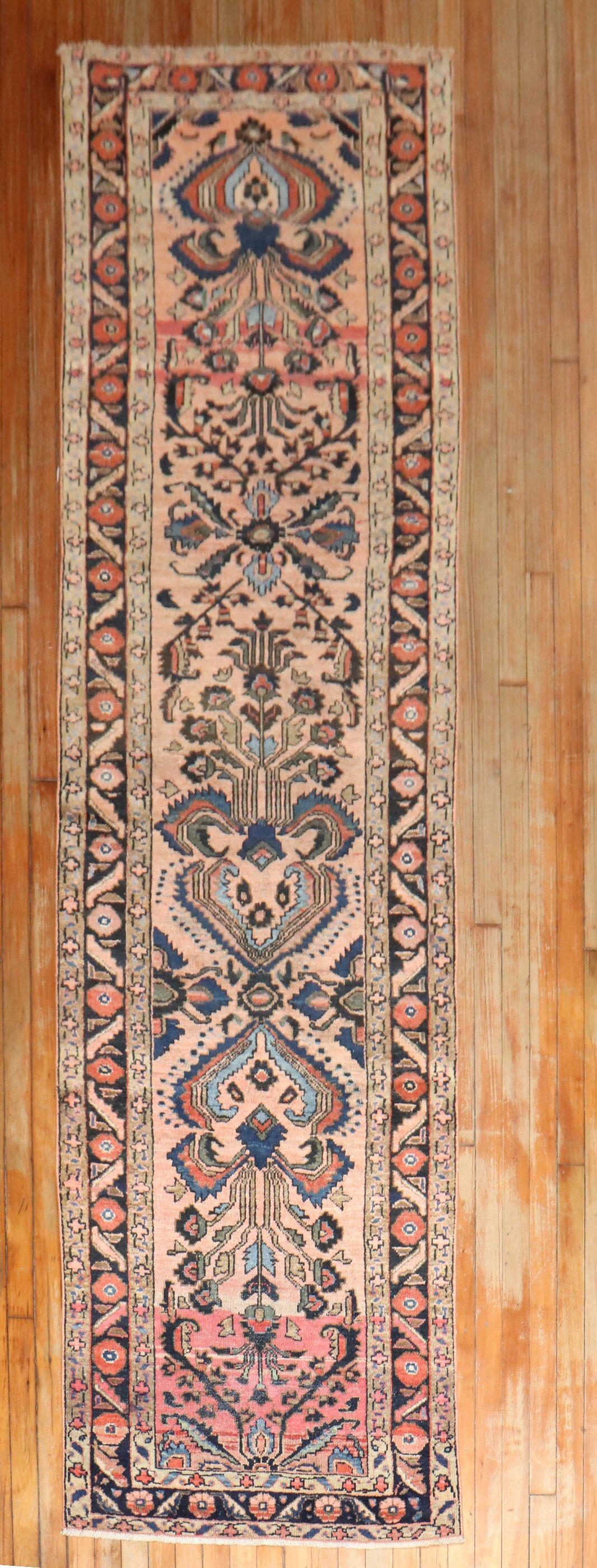 Zabihi Collection Antique Persian Lilihan Runner For Sale 1