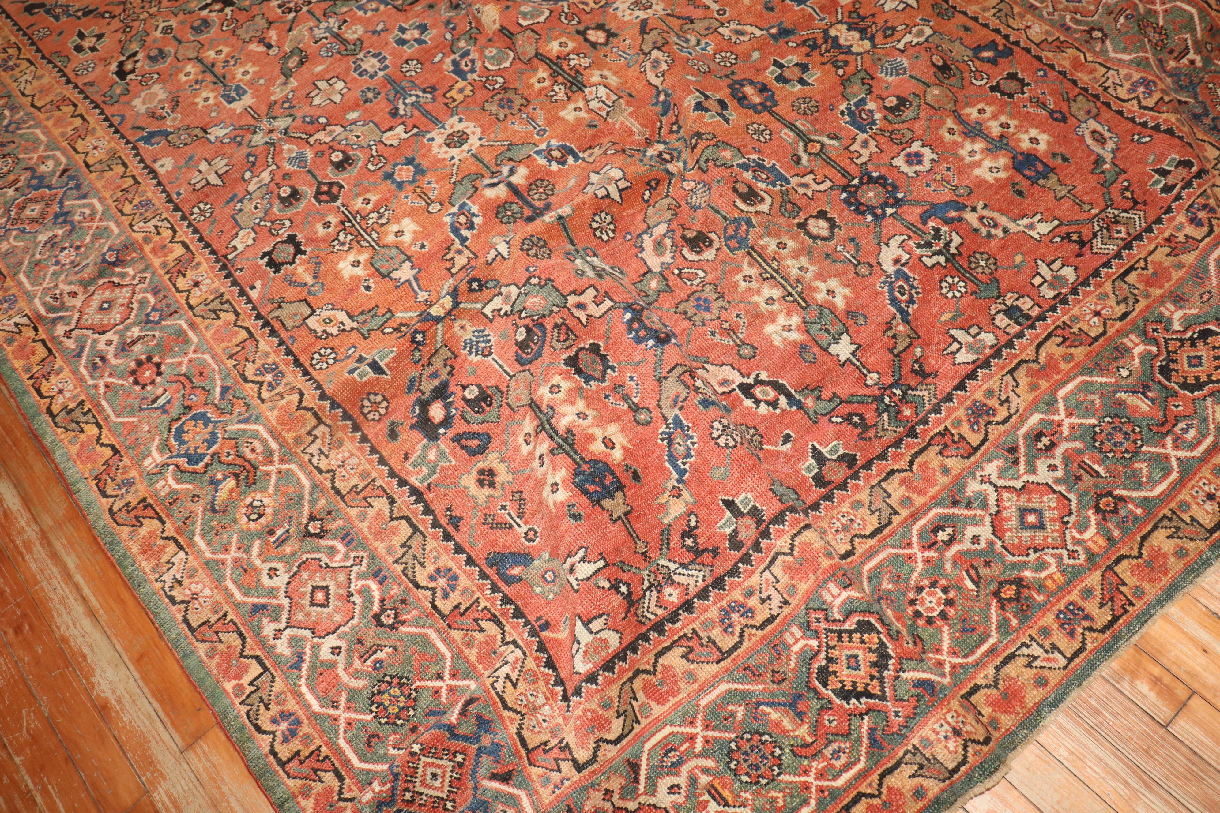 Sammlung Zabihi  Antiker persischer Mahal-Teppich im Angebot 3