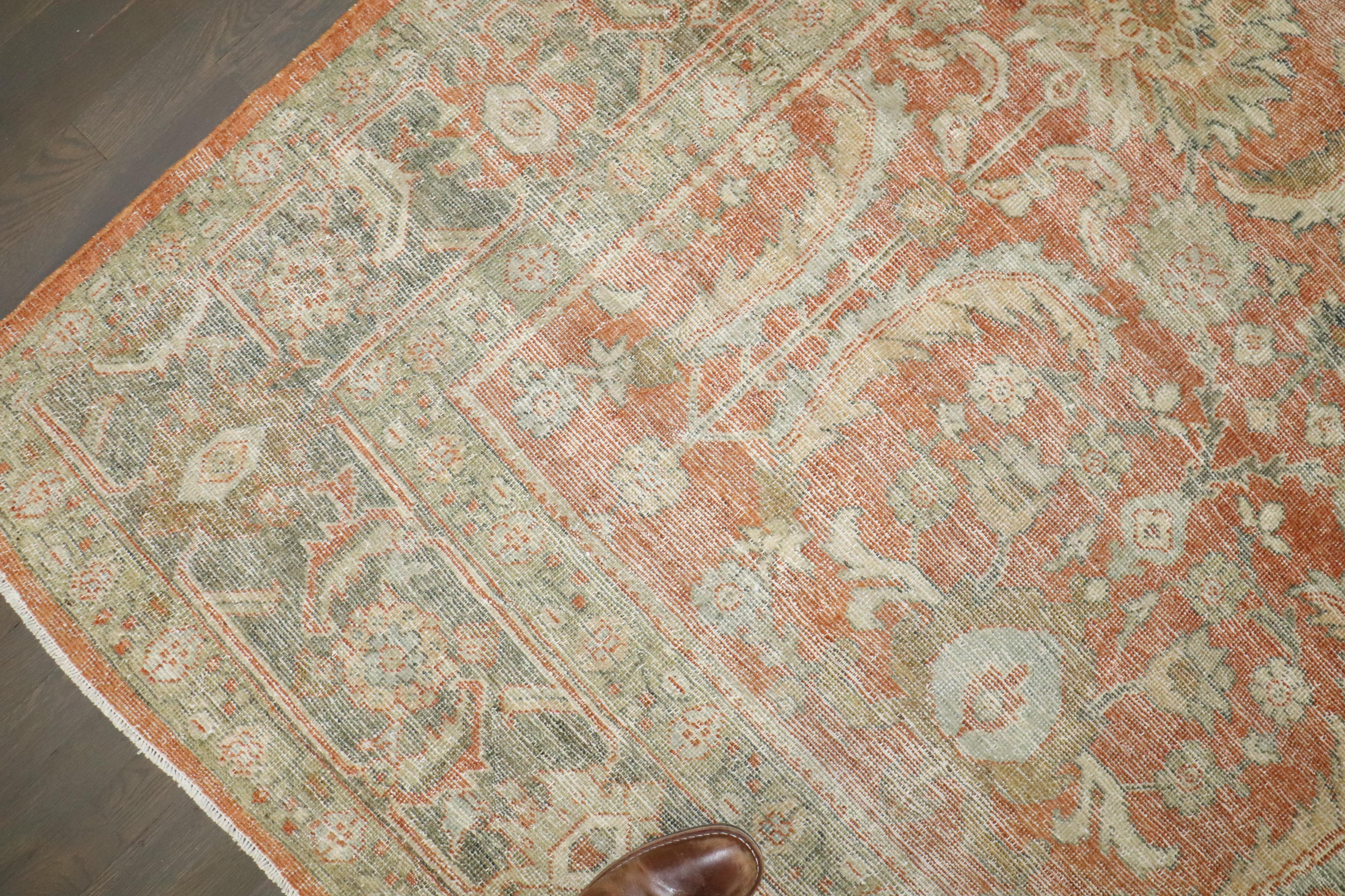 Zabihi Collection Antique Persian Mahal Rug For Sale 4