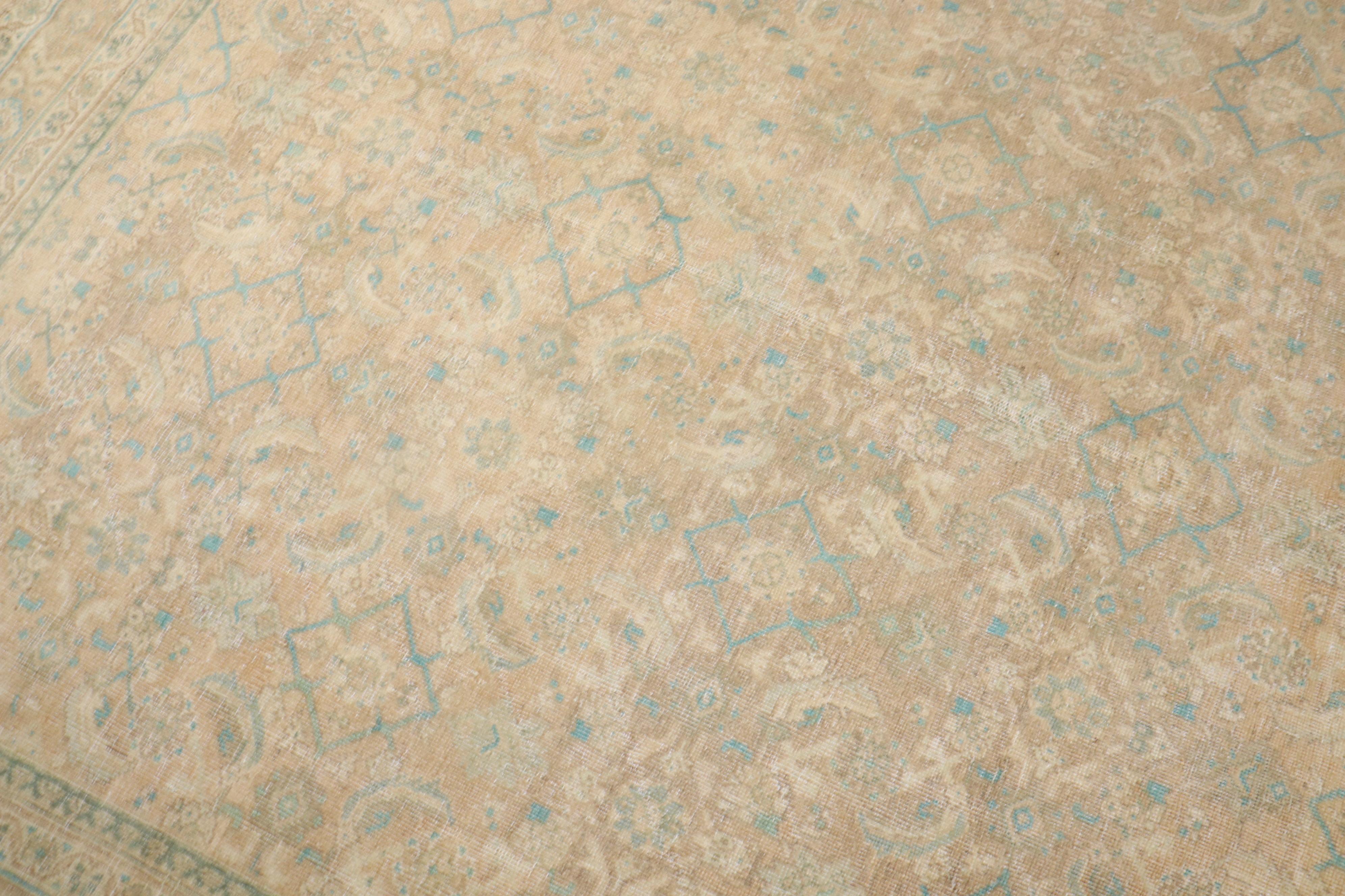ein persischer Mahal-Teppich aus dem frühen 20. Jahrhundert in neutralen Farben und kleiner Raumgröße

Einzelheiten
Teppich nein.	r5514
Größe	7'5