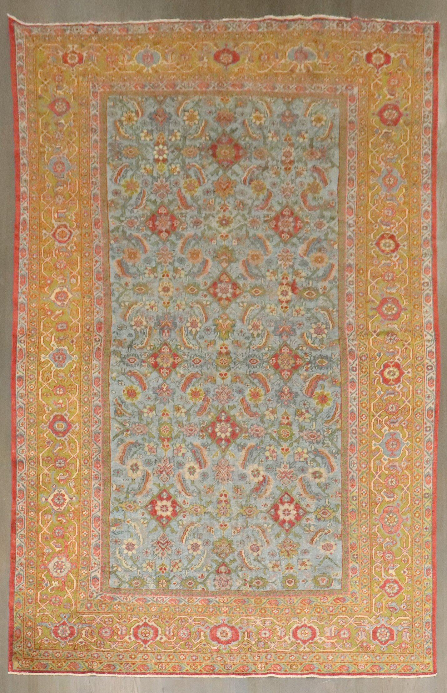 20ième siècle Tapis persan ancien de la collection Zabihi Mahal en vente