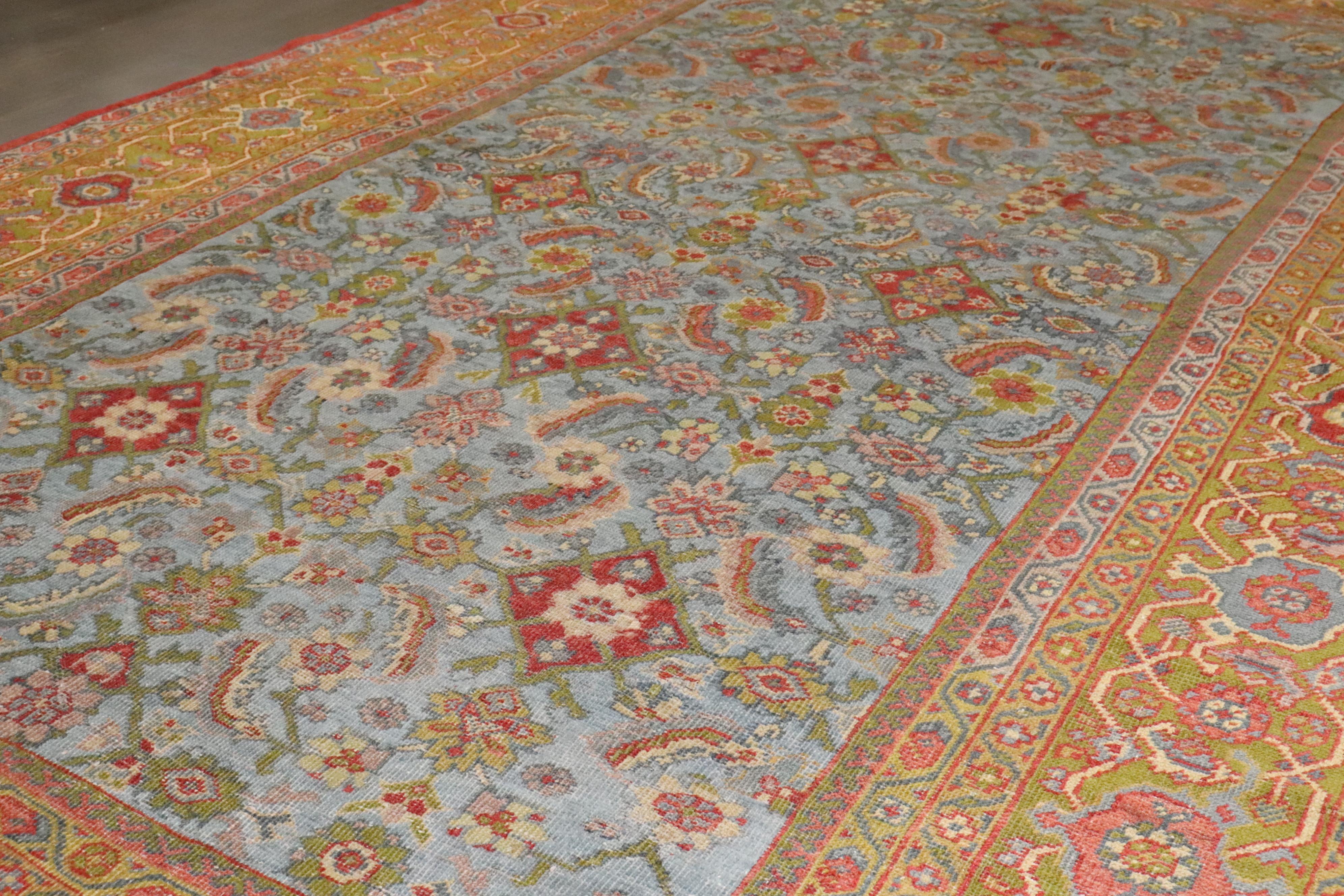 Laine Tapis persan ancien de la collection Zabihi Mahal en vente