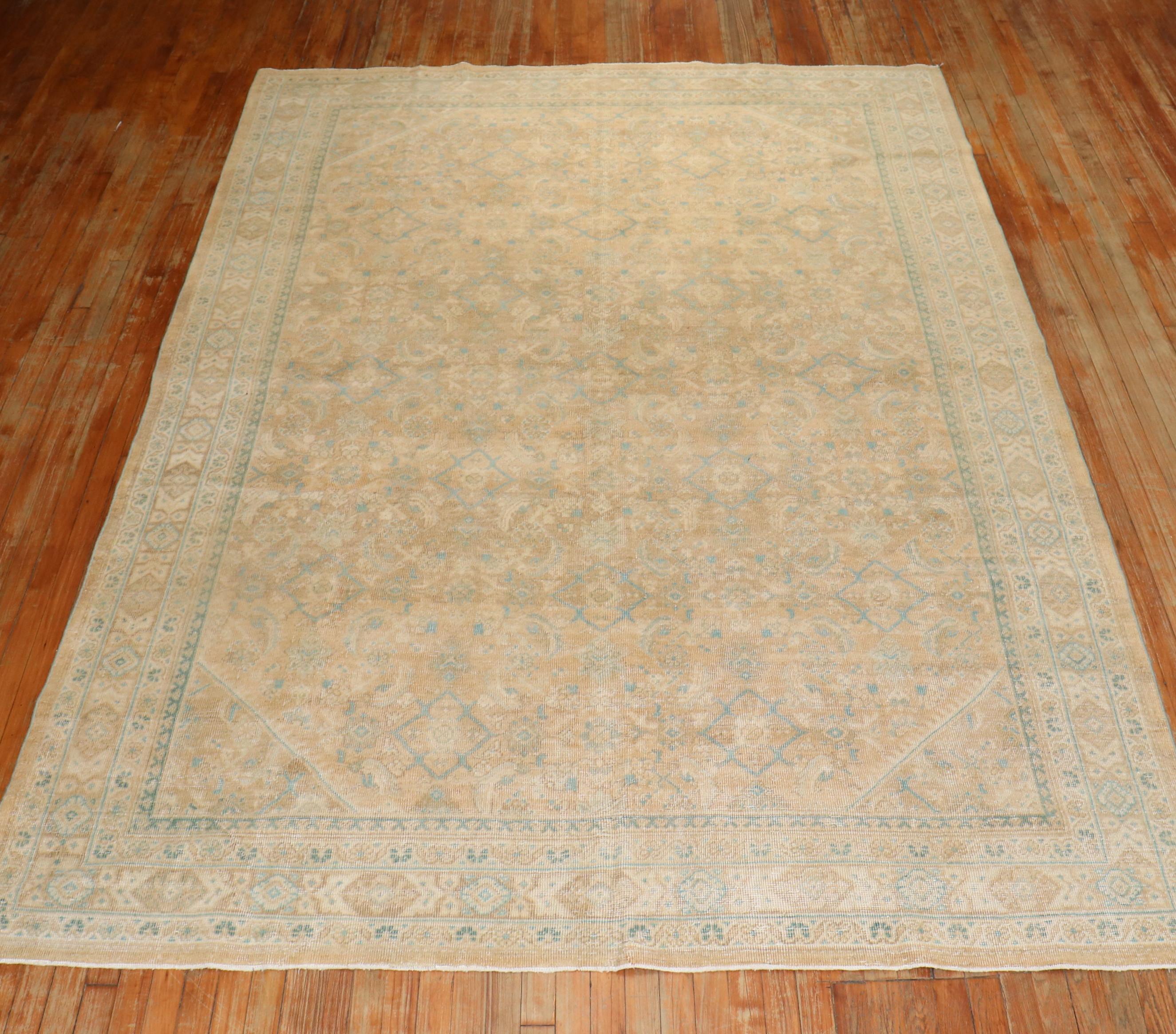 Antiker persischer Mahal-Teppich aus der Zabihi-Kollektion im Angebot 1