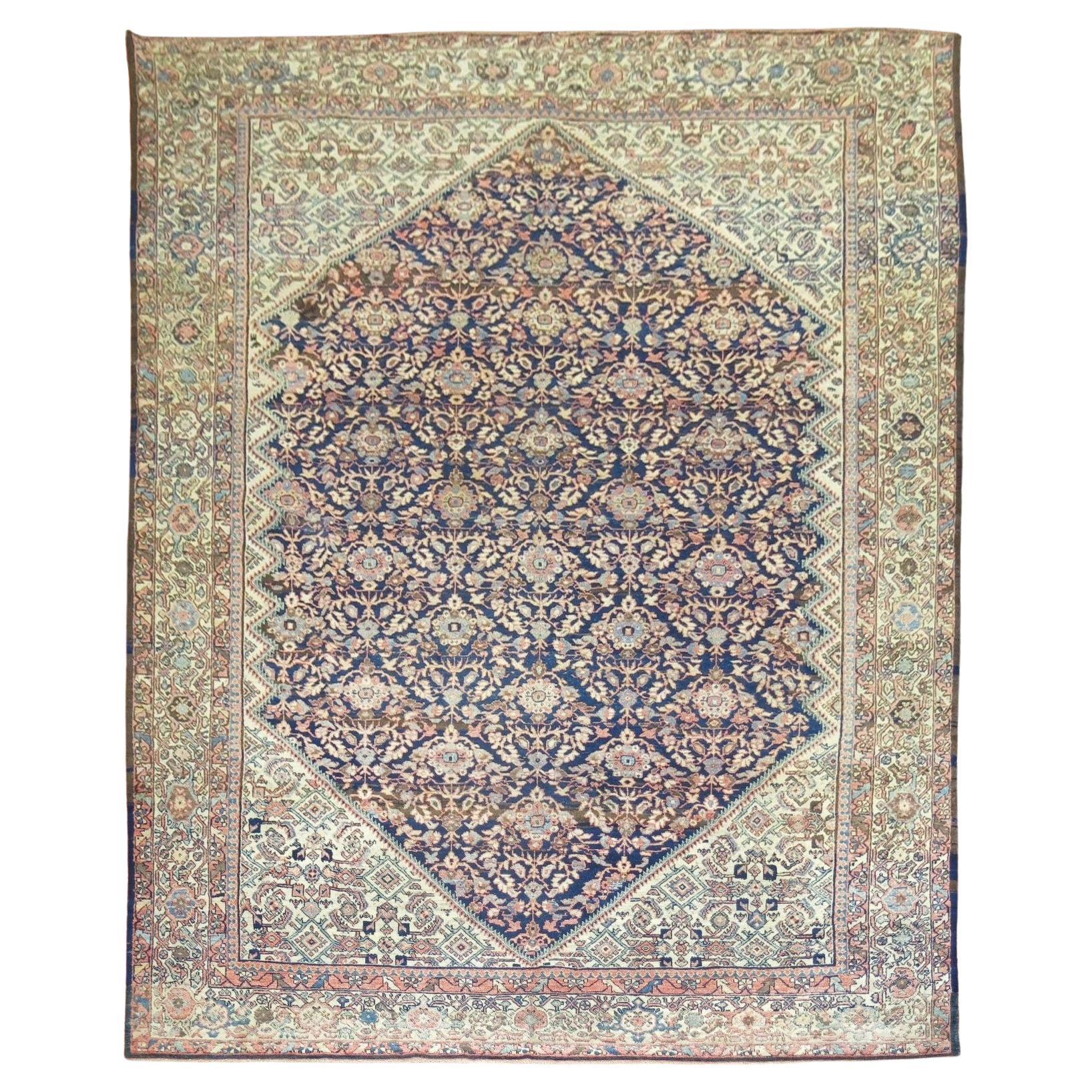 Zabihi Collection Antique Persian Mahal Rug For Sale