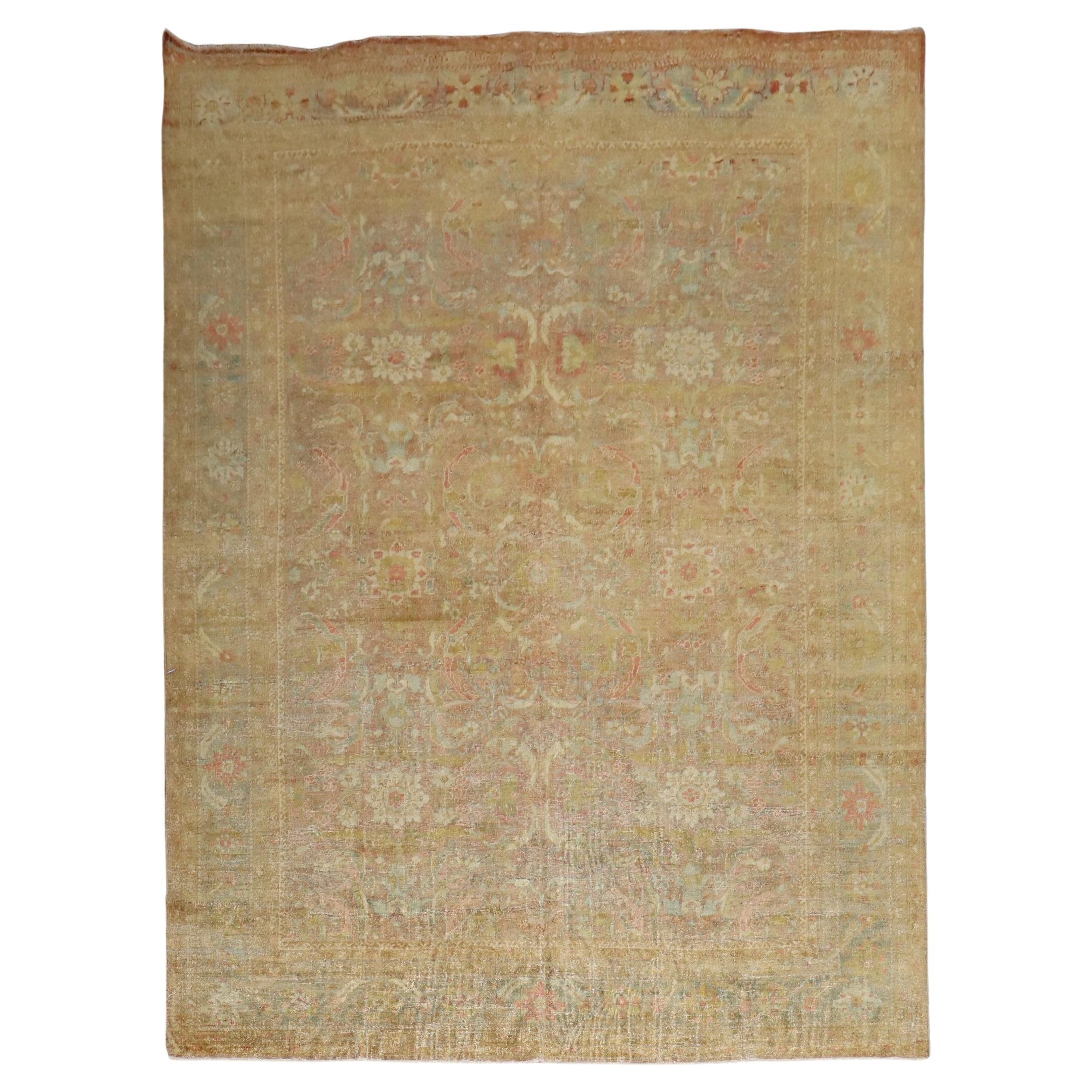 Zabihi Collection Antique Persian Mahal Rug For Sale