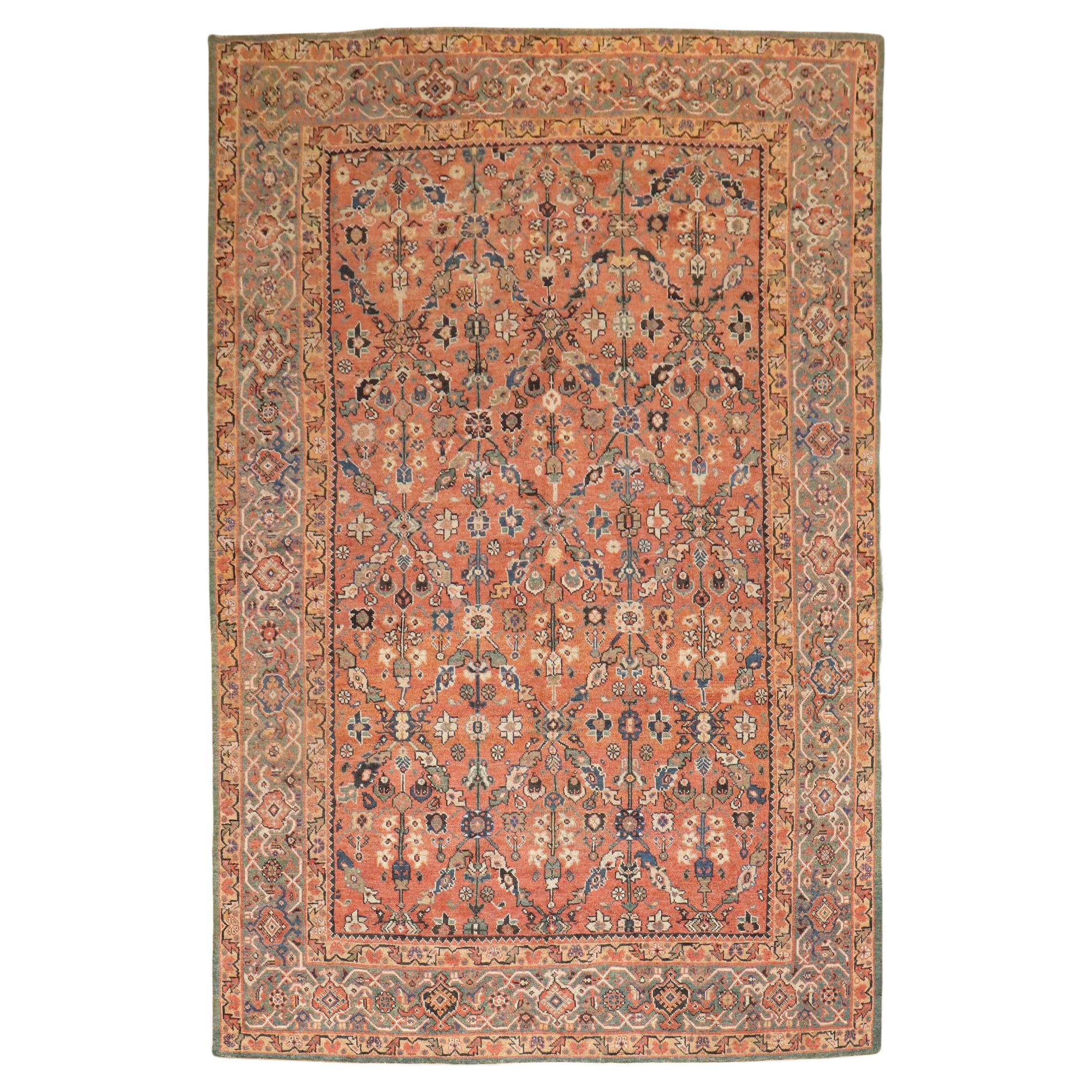 Zabihi Collection  Antique Persian Mahal Rug For Sale