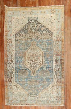 Zabihi Collection Antique Persian Malayer Accent Rug