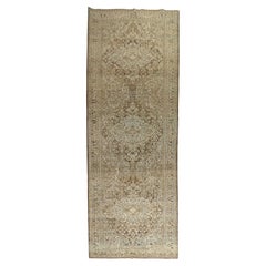 Zabihi Collection Antike Persische Malayer Brown Korridor Läufer