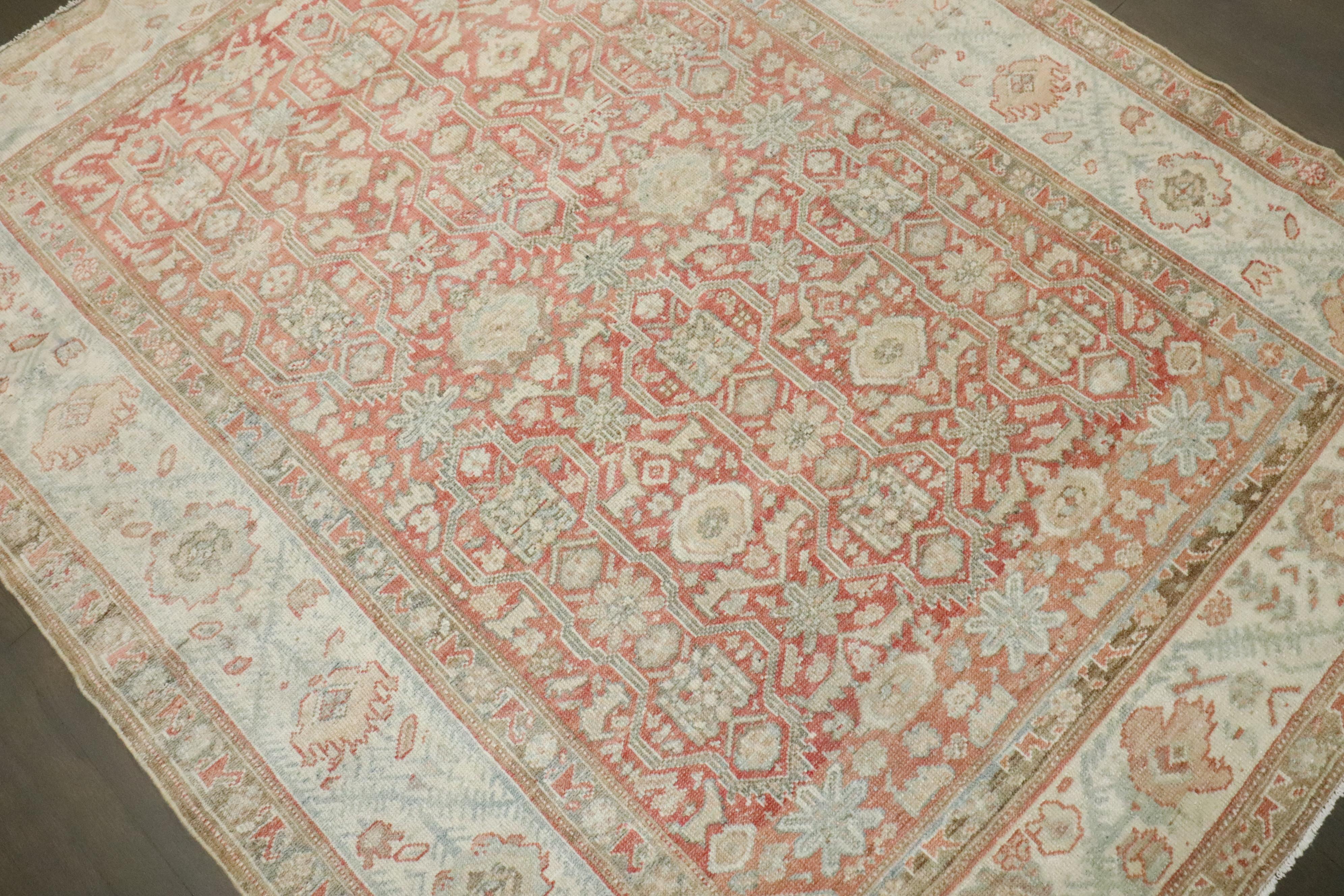 Antiker persischer Malayer-Teppich aus der Zabihi-Kollektion (Handgeknüpft) im Angebot