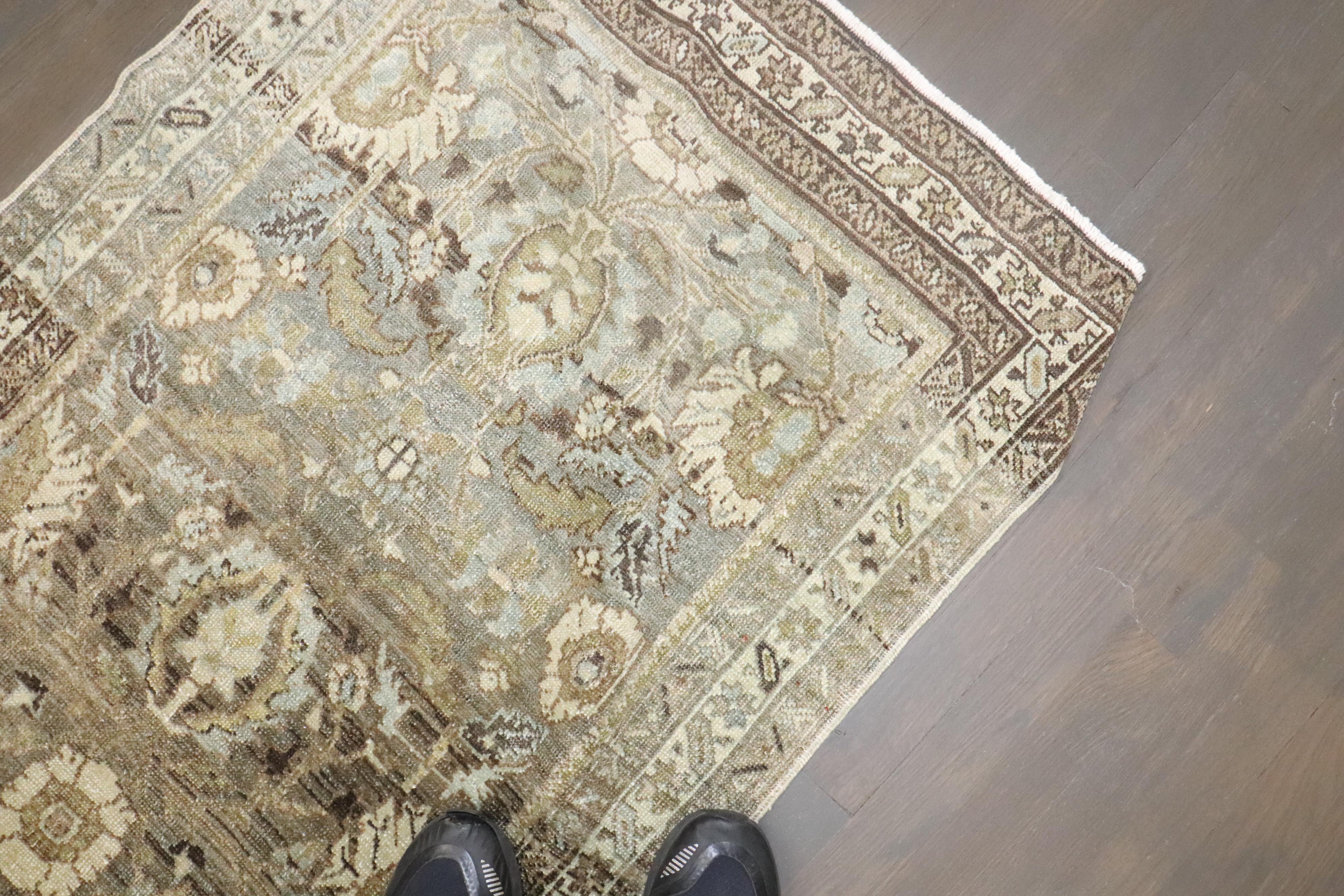 Zabihi Kollektion Antiker persischer Malayer-Läufer aus Persien (Wolle) im Angebot