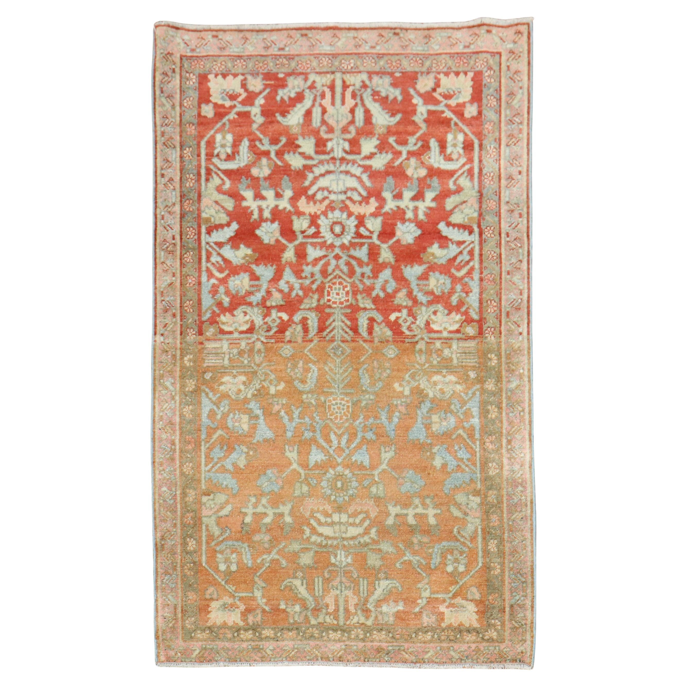 Zabihi Collection Antique Persian Malayer Scatter Rug For Sale