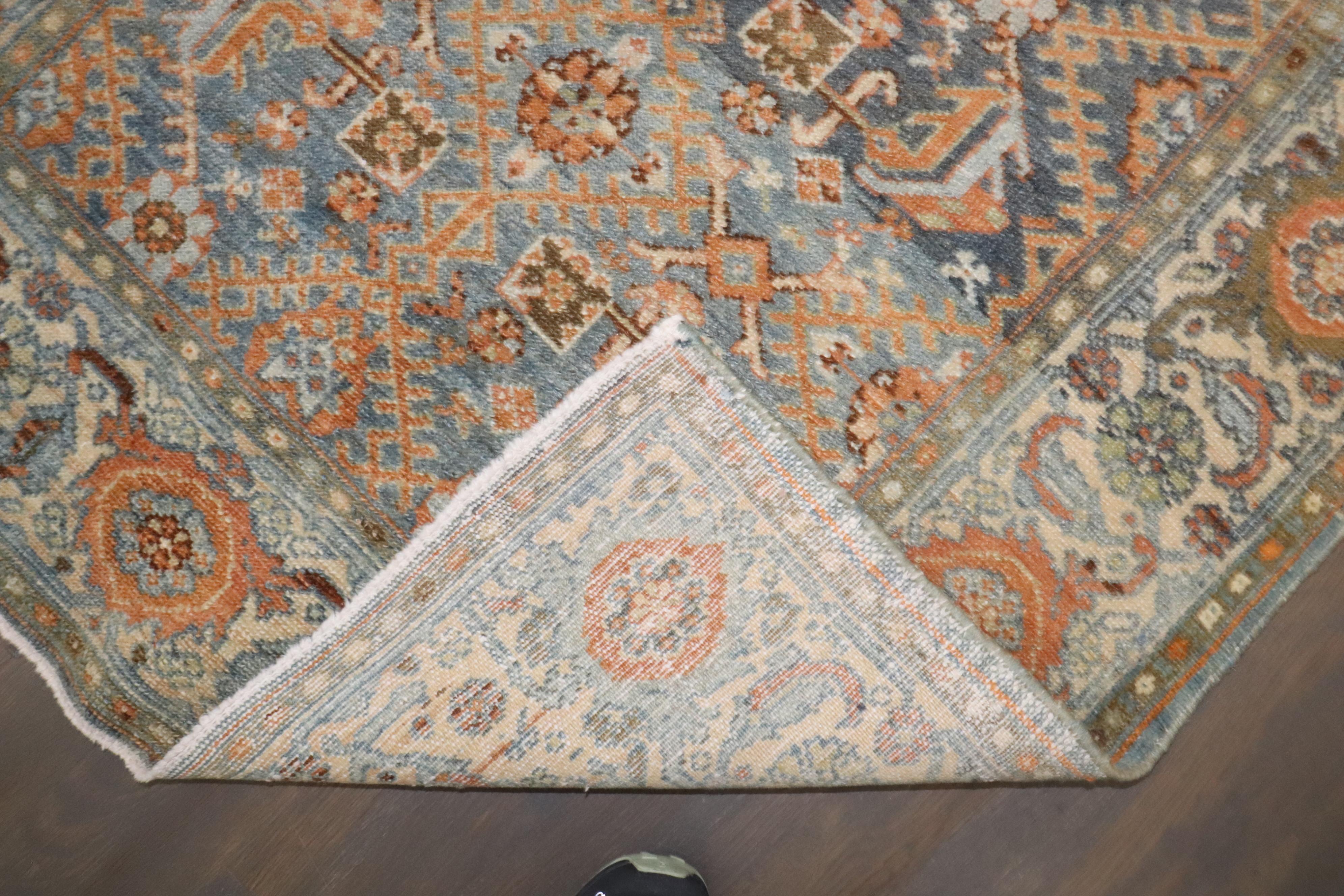 Zabihi Collection Antike Persische Malayer Breite Extra Lange Läufer im Angebot 1