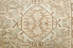 Zabihi Collection Antique Persian Neutral Color Heriz Rug