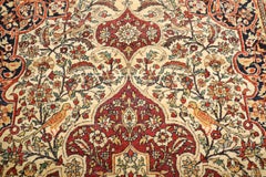 Zabihi Collection Antique Persian Pictorial Isfahan Rug