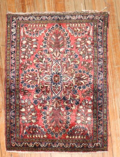 Zabihi Collection Antique Persian Sarouk Mat Rug