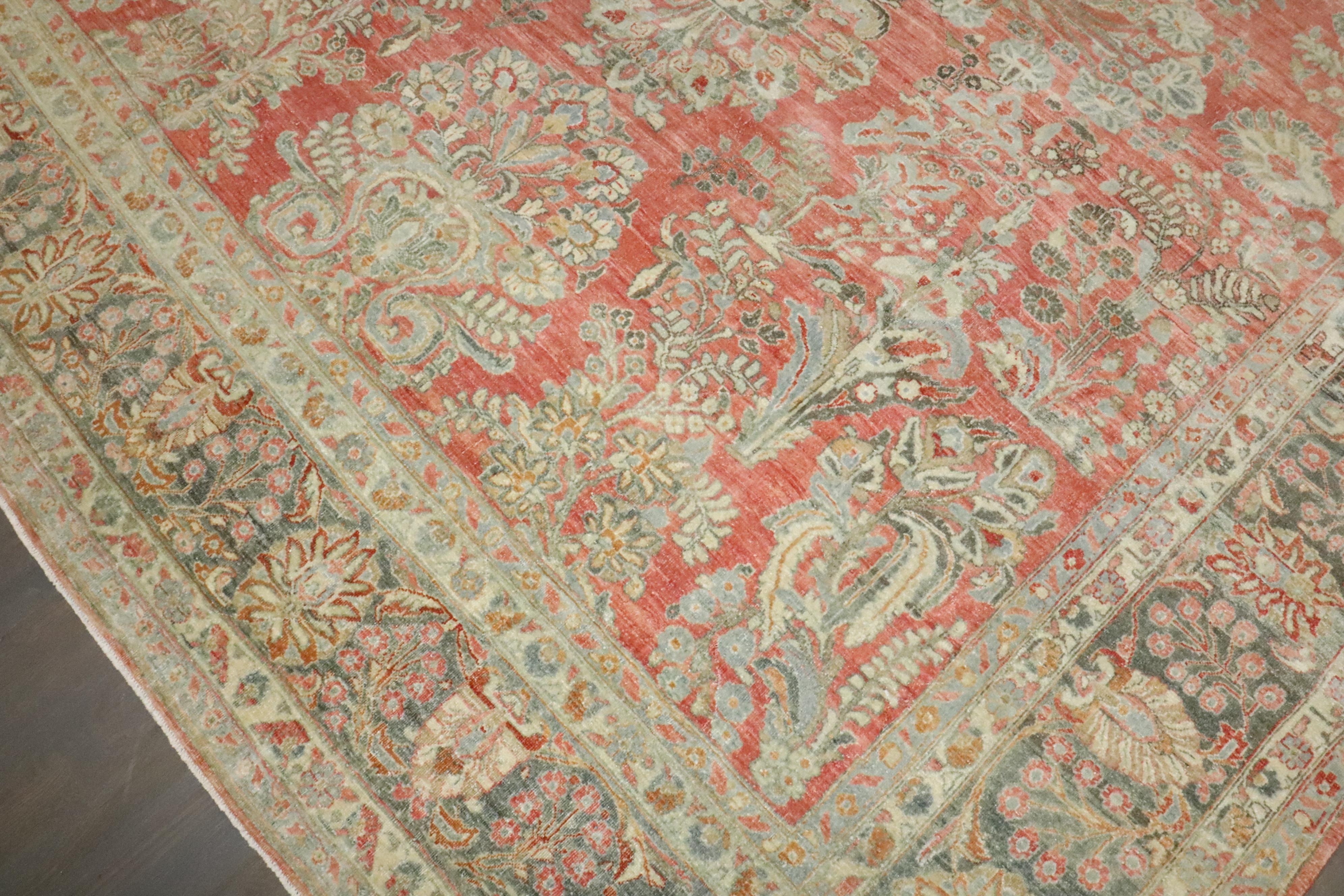20ième siècle Tapis Sarouk persan ancien de la collection Zabihi en vente
