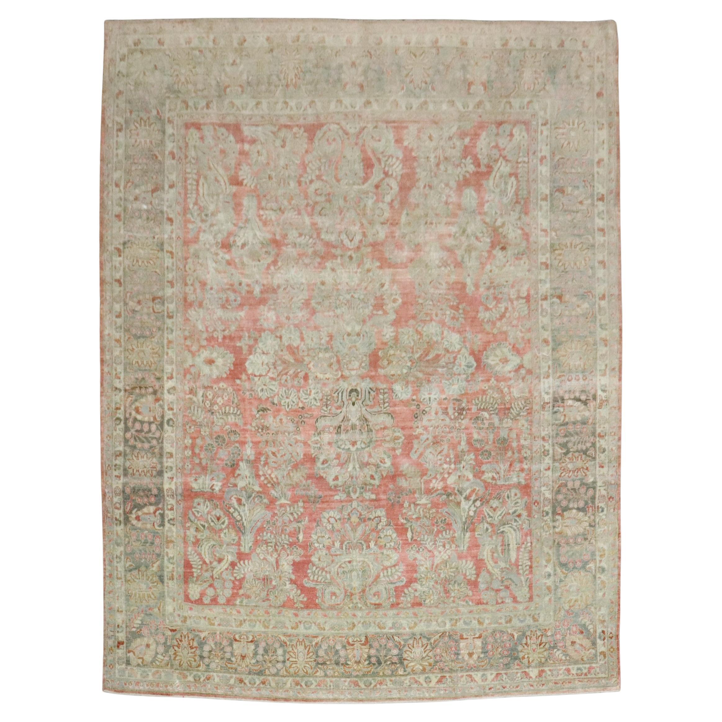 Zabihi Collection Antique Persian Sarouk Rug