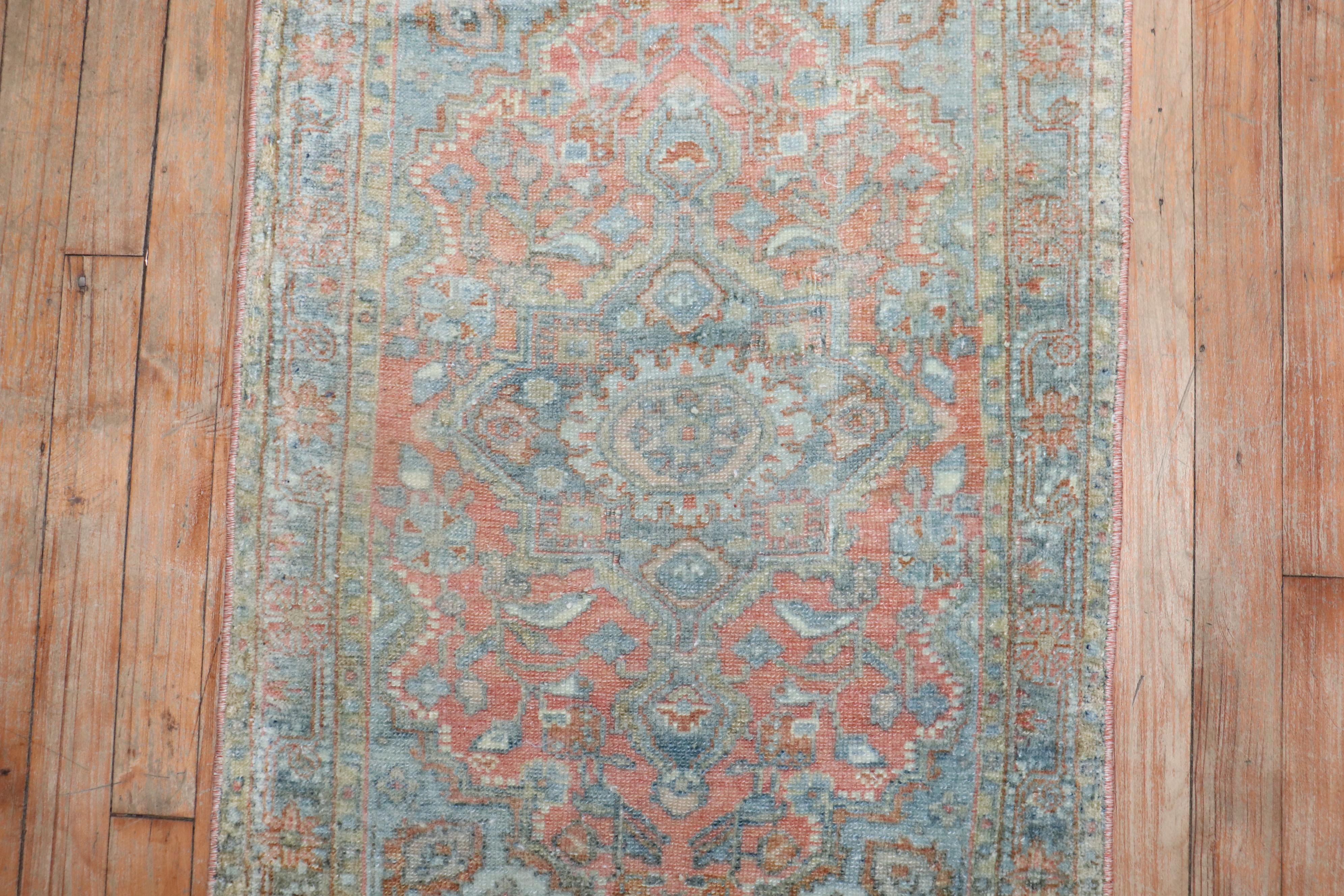 Colección Zabihi Alfombra Persa Antigua Sarouk Pequeña Agra en venta