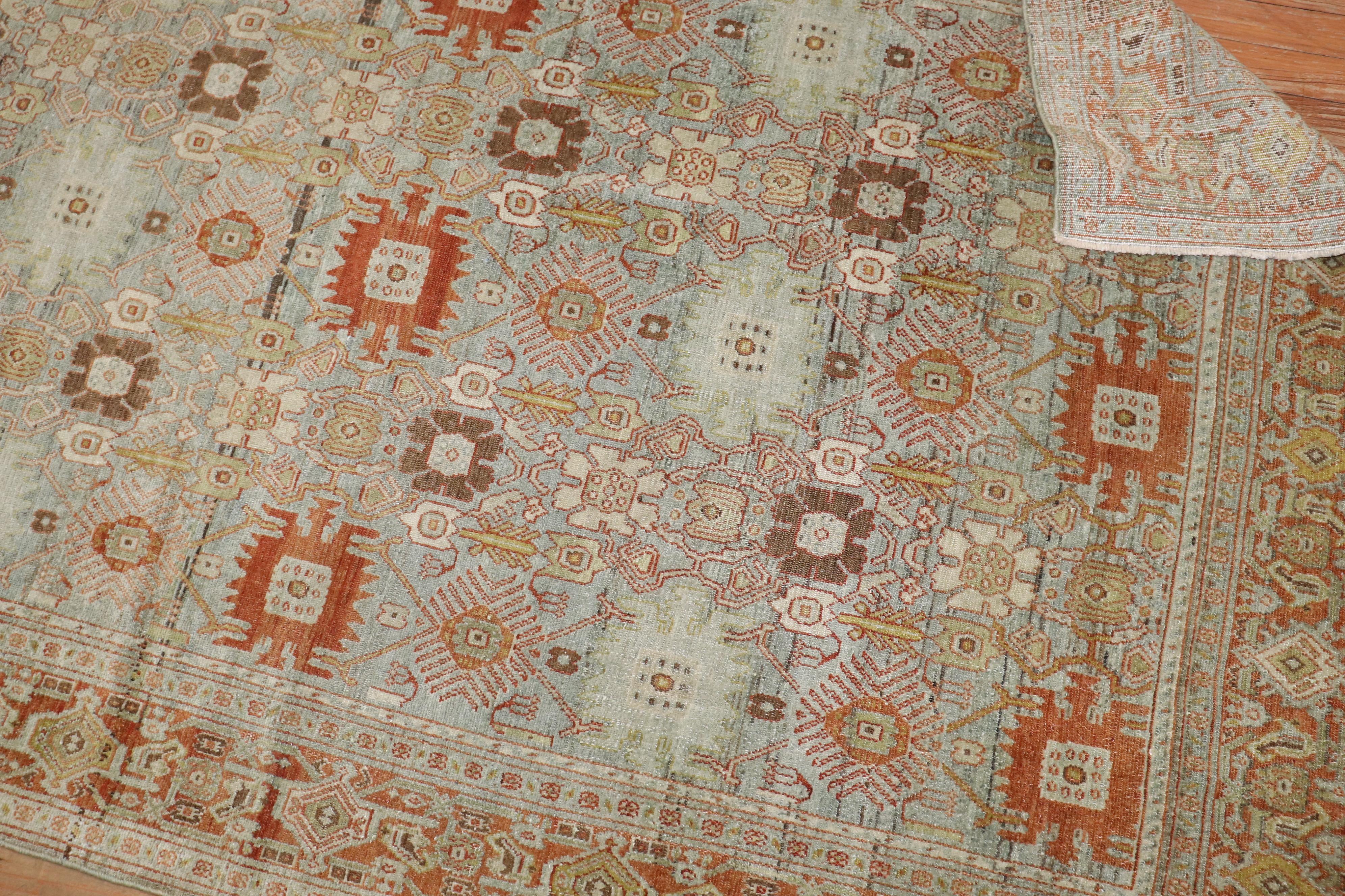 Antiker persischer Senneh-Teppich der Zabihi-Kollektion mit Senneh-Akzent (Persisch) im Angebot