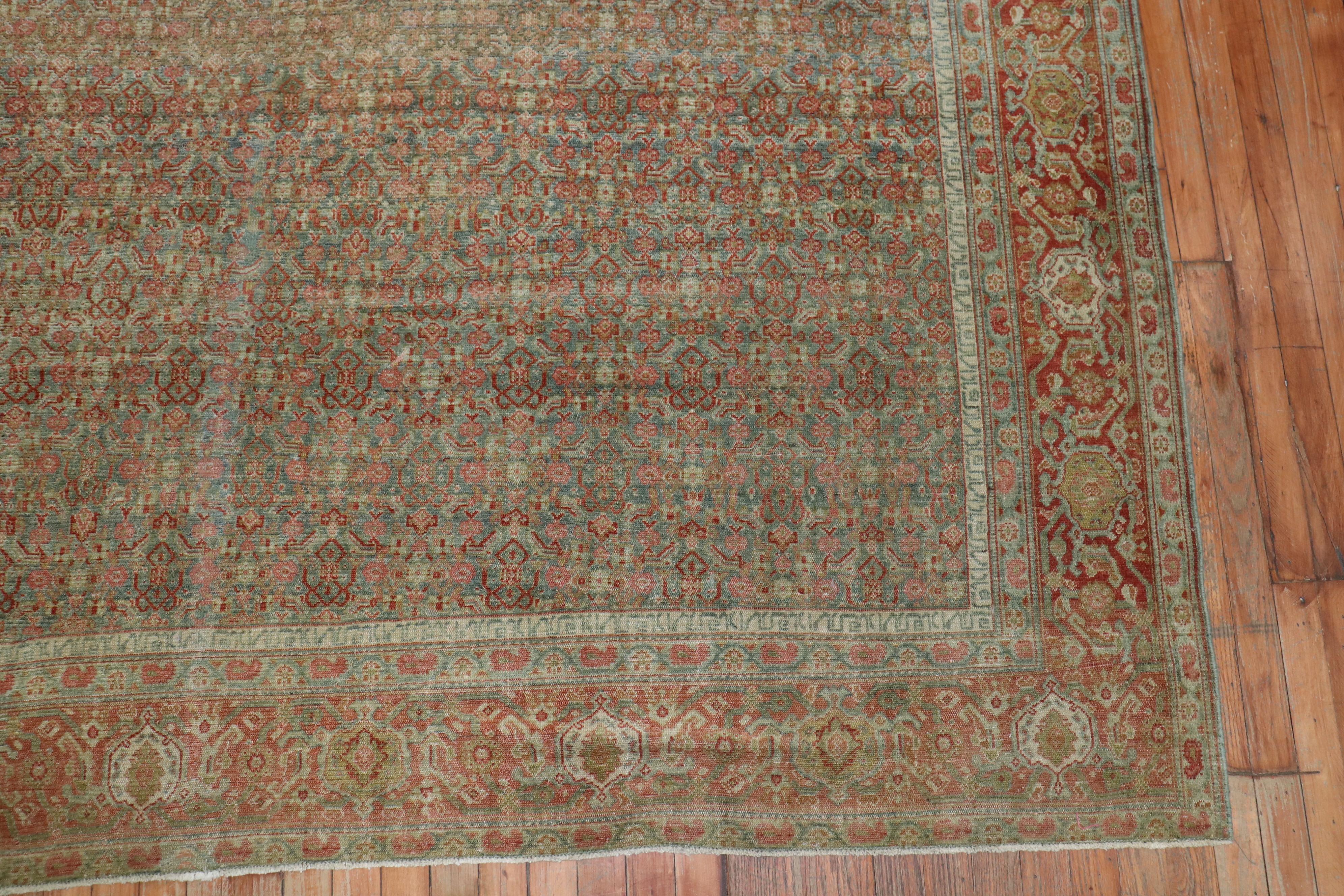 Antiker persischer Senneh-Teppich der Zabihi-Kollektion im Angebot 3