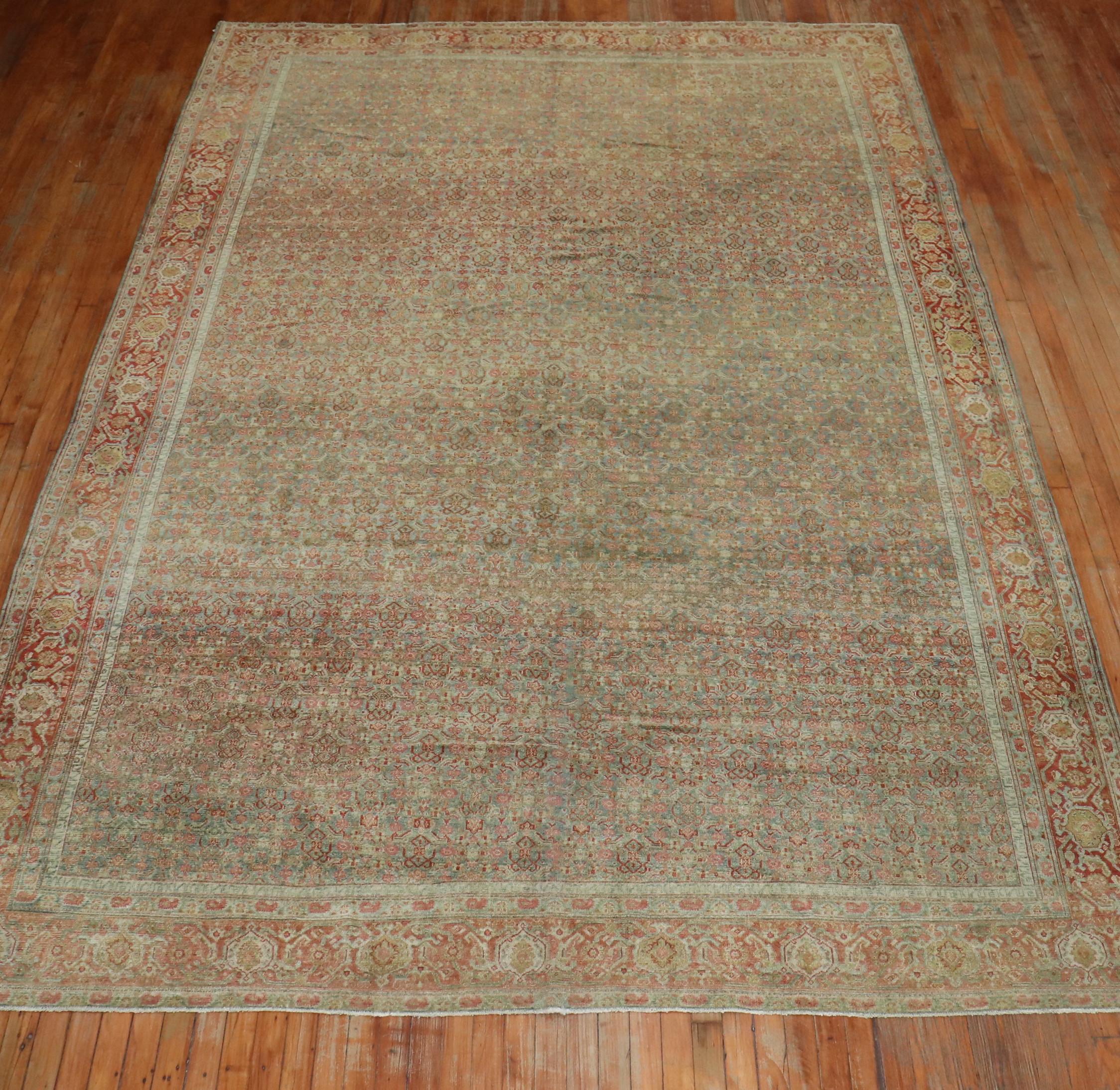 ein schöner persischer Senneh-Teppich aus dem frühen 20.

Einzelheiten
Teppich nein.	j1925
Größe	8' 3