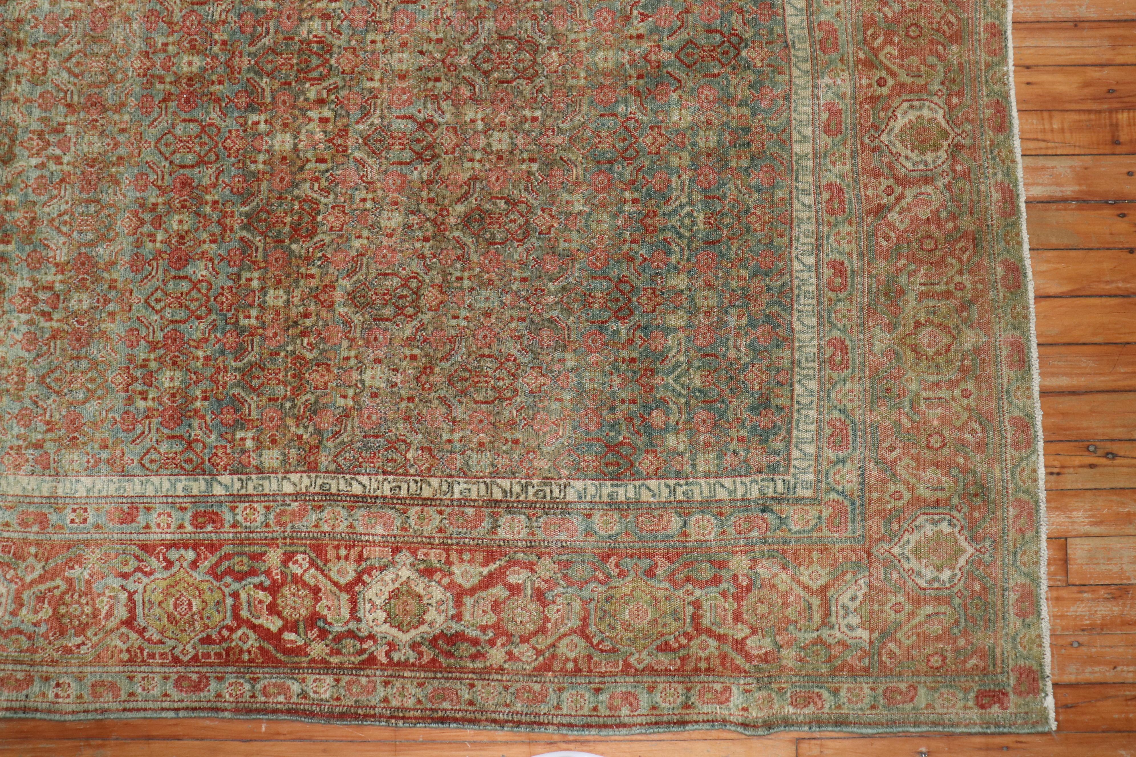 Antiker persischer Senneh-Teppich der Zabihi-Kollektion (Handgewebt) im Angebot