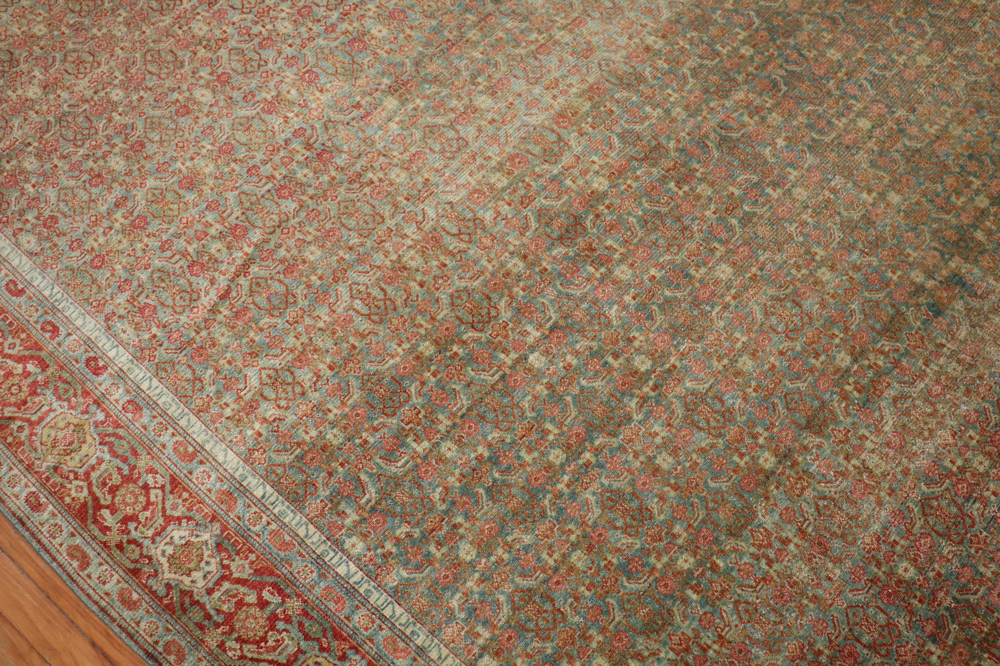 Antiker persischer Senneh-Teppich der Zabihi-Kollektion im Zustand „Gut“ im Angebot in New York, NY