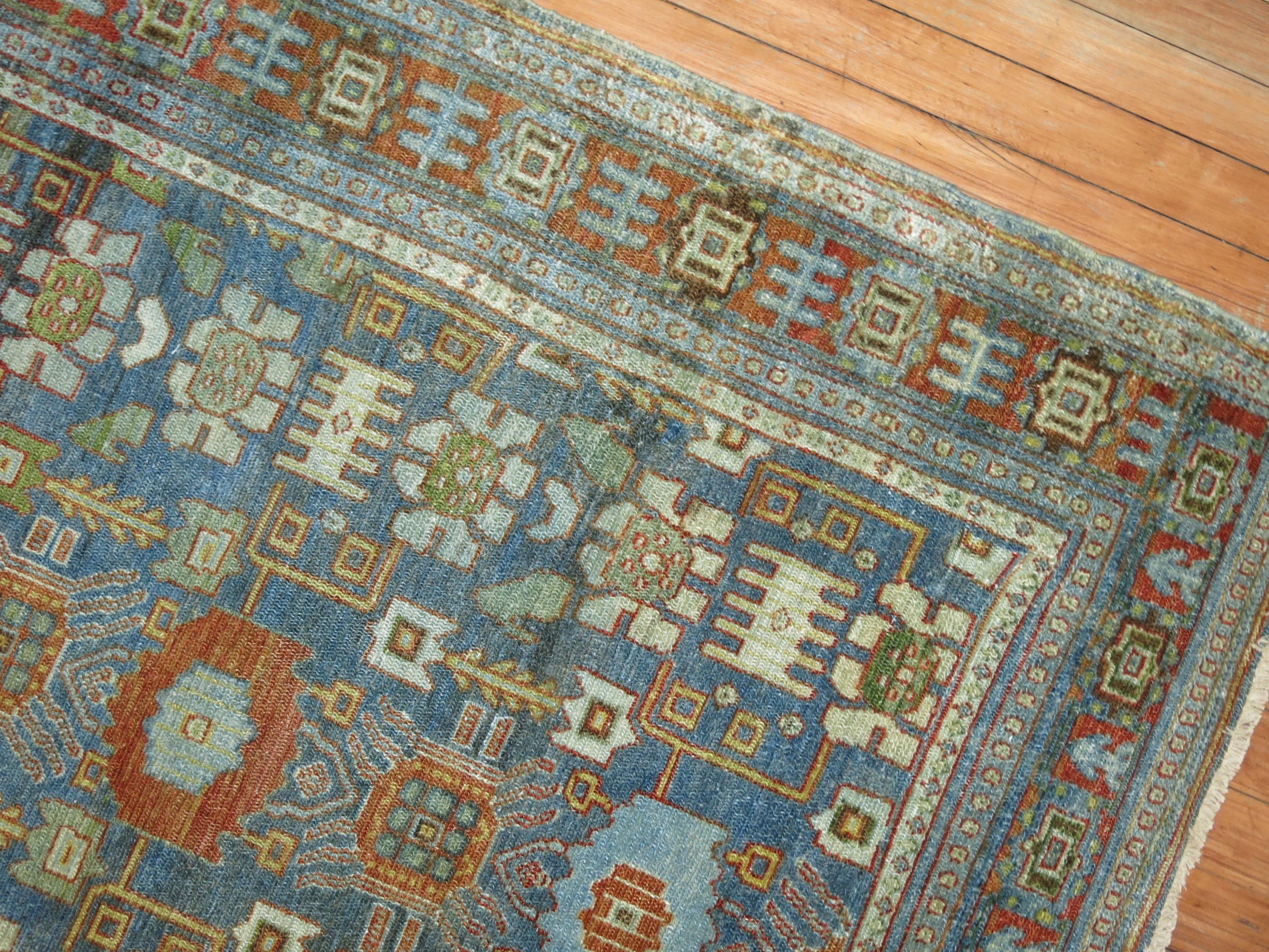 An early 20th-century Antique Persian Senneh Rug

Details
rug no.	9490
size	3'6